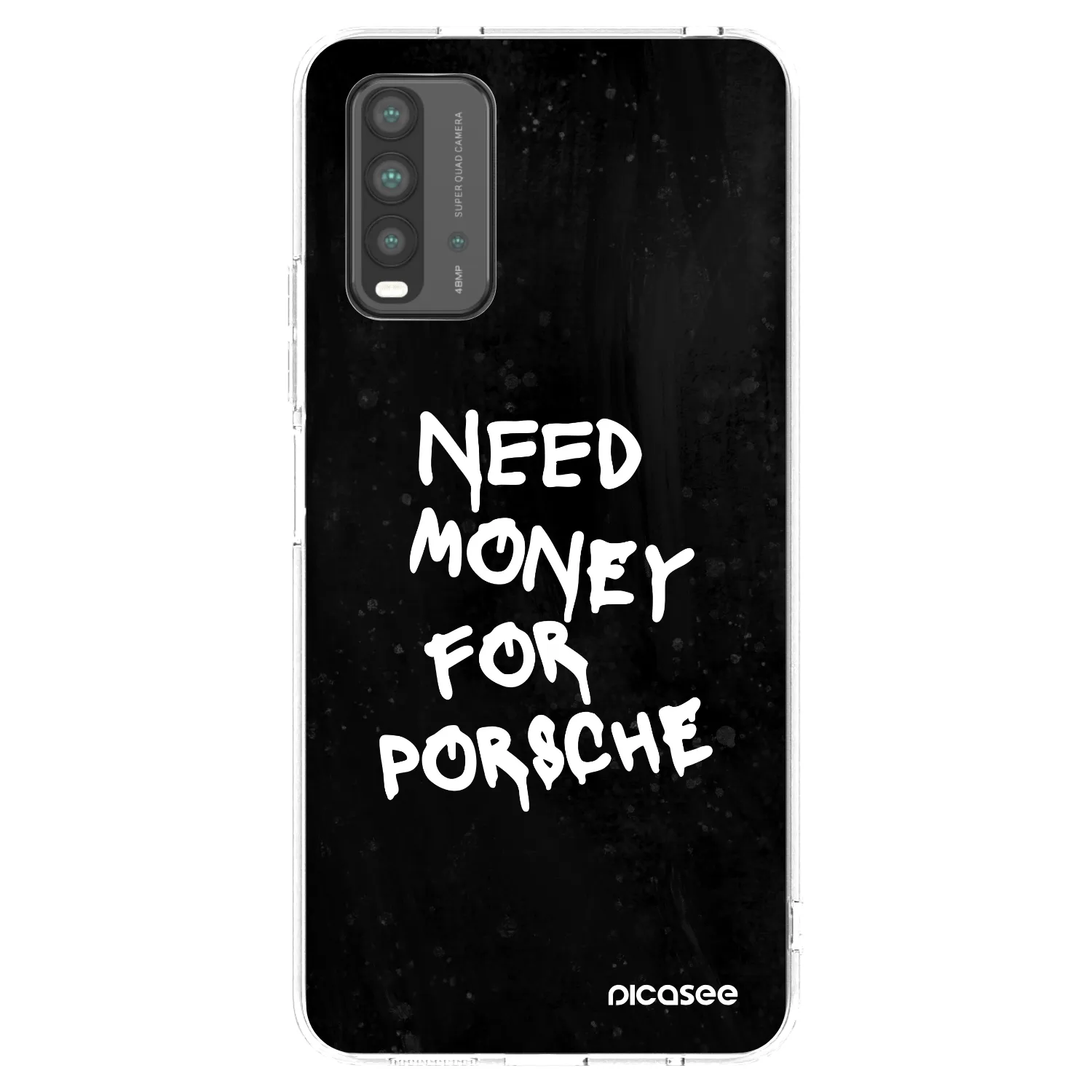 Picasee fekete szilikon tok az alábbi mobiltelefonokra Xiaomi Redmi 9T - Black Dollar