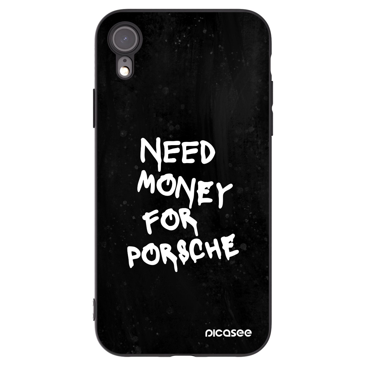 Picasee fekete szilikon tok az alábbi mobiltelefonokra Apple iPhone XR - Black Dollar