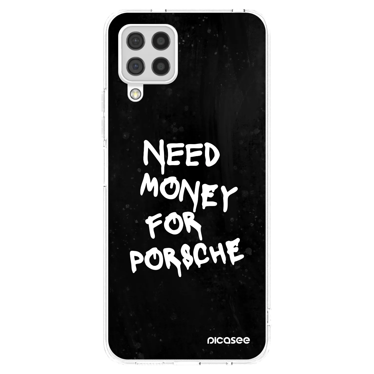 Picasee átlátszó szilikon tok az alábbi mobiltelefonokra Samsung Galaxy A22 A225F 4G - Black Dollar