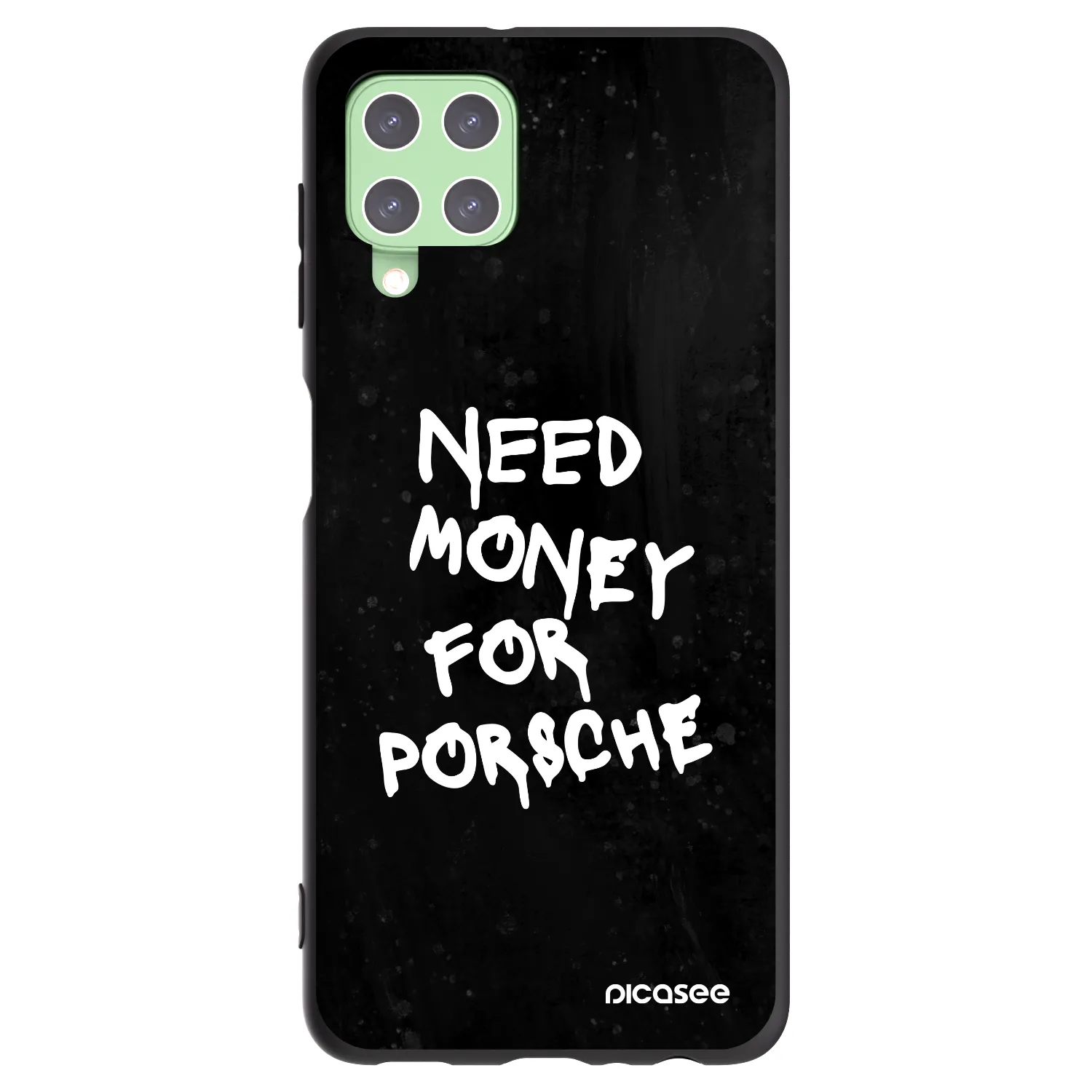 Picasee fekete szilikon tok az alábbi mobiltelefonokra Samsung Galaxy A22 A225F 4G - Black Dollar