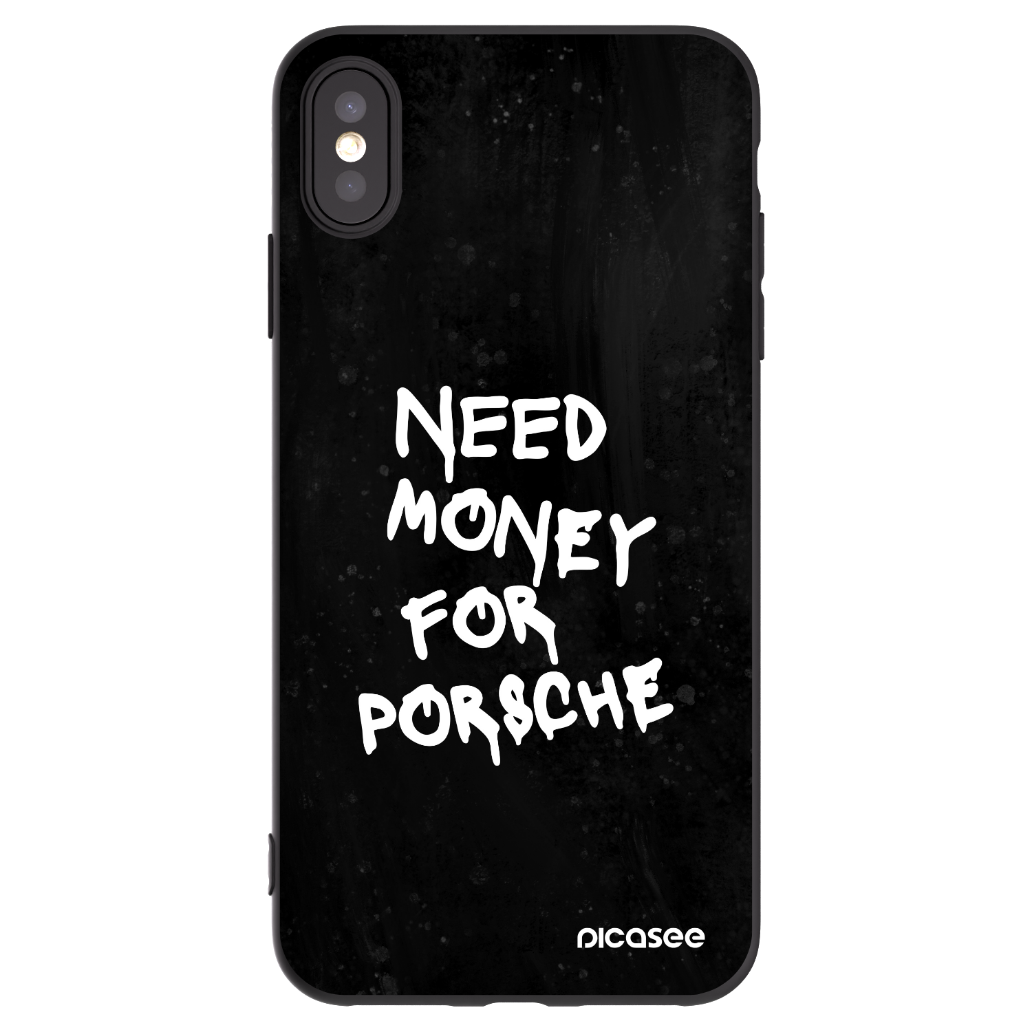 Picasee fekete szilikon tok az alábbi mobiltelefonokra Apple iPhone XS Max - Black Dollar