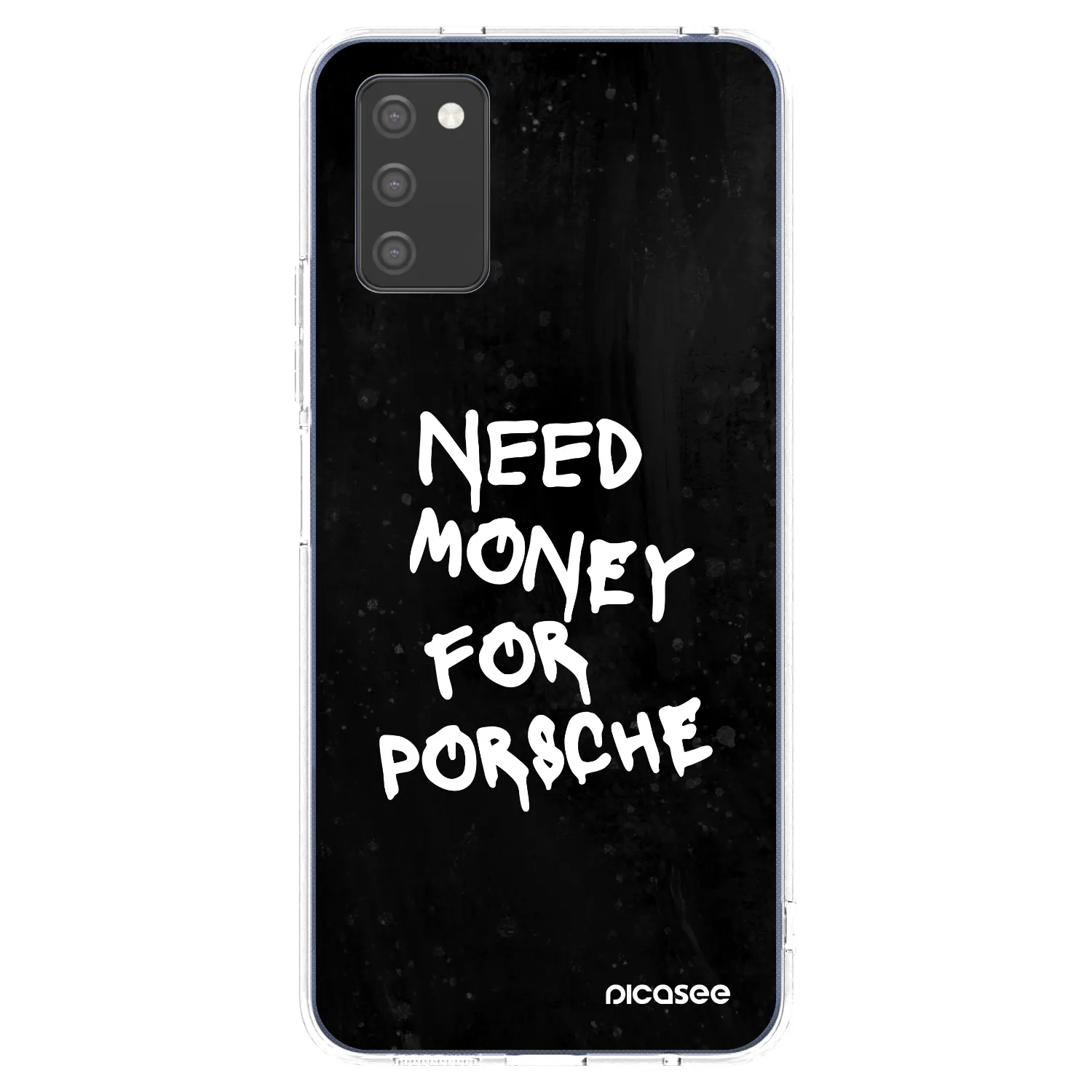 Picasee átlátszó szilikon tok az alábbi mobiltelefonokra Samsung Galaxy A03s A037G - Black Dollar