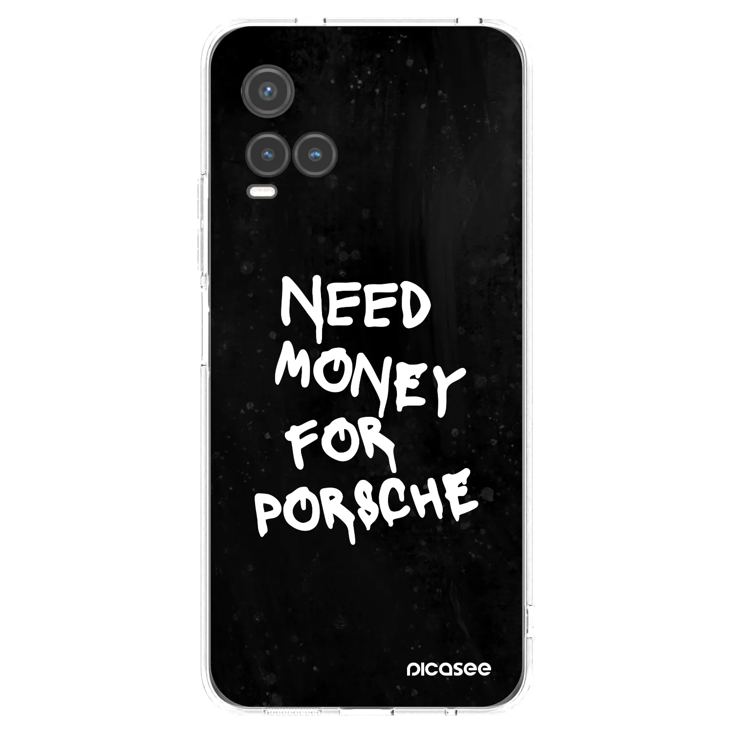Picasee átlátszó szilikon tok az alábbi mobiltelefonokra Vivo Y33s - Black Dollar