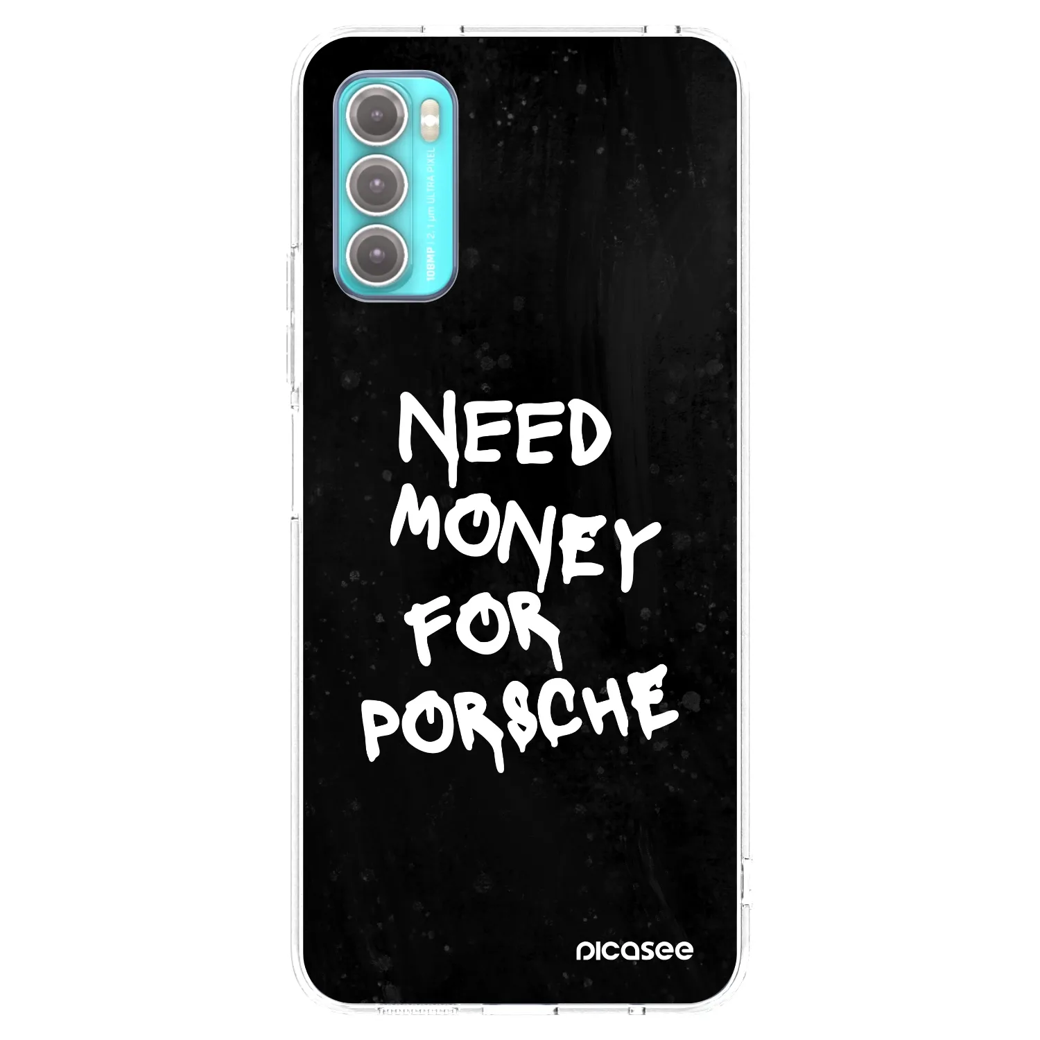 Picasee átlátszó szilikon tok az alábbi mobiltelefonokra Motorola Moto G60 - Black Dollar