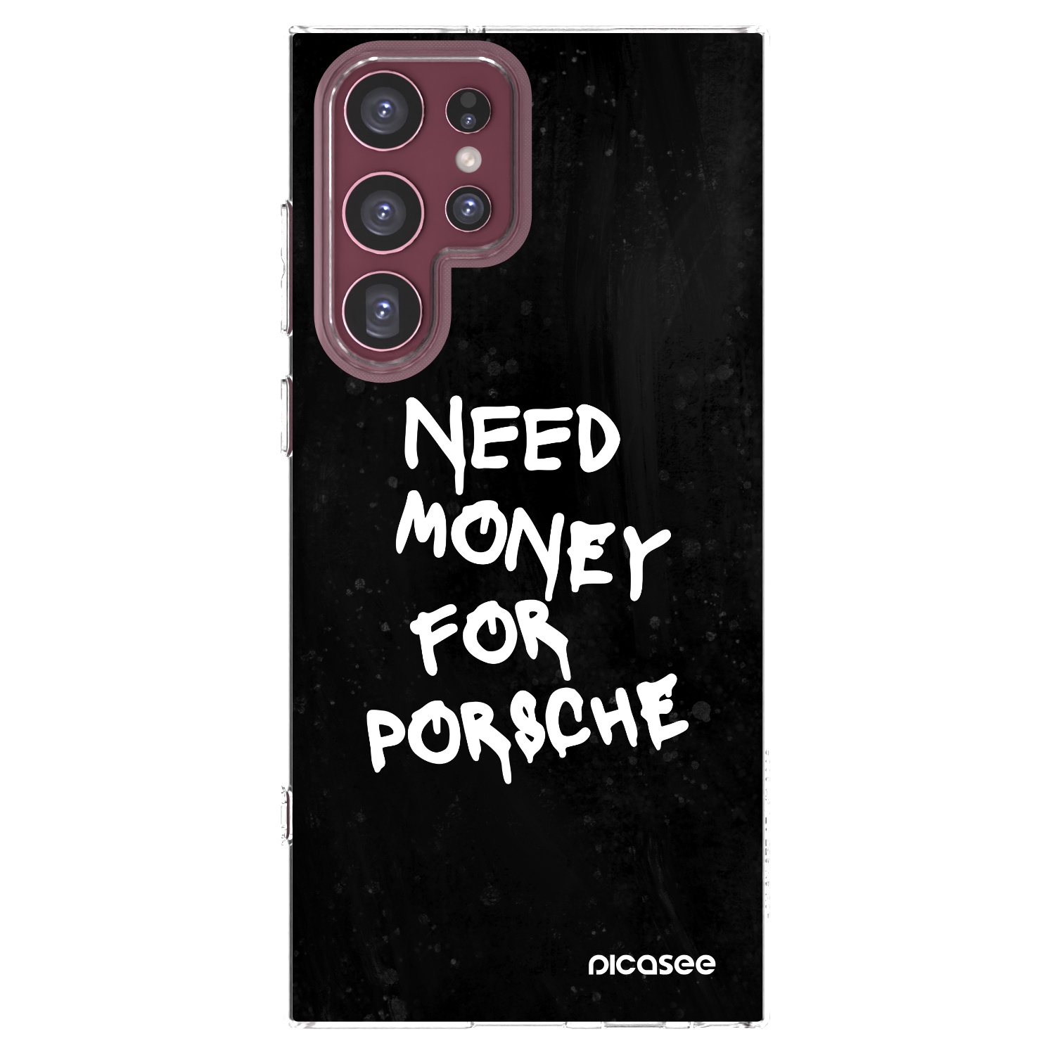 Picasee átlátszó szilikon tok az alábbi mobiltelefonokra Samsung Galaxy S22 Ultra 5G - Black Dollar