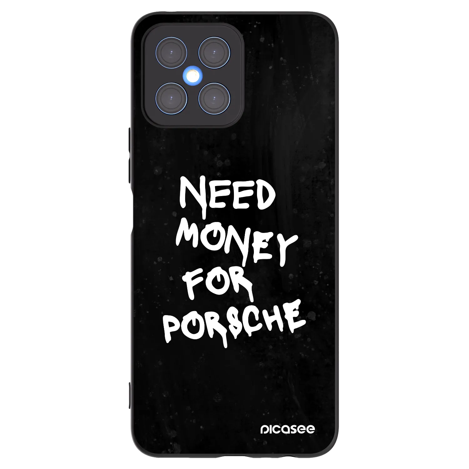 Picasee fekete szilikon tok az alábbi mobiltelefonokra Honor X8 4G - Black Dollar