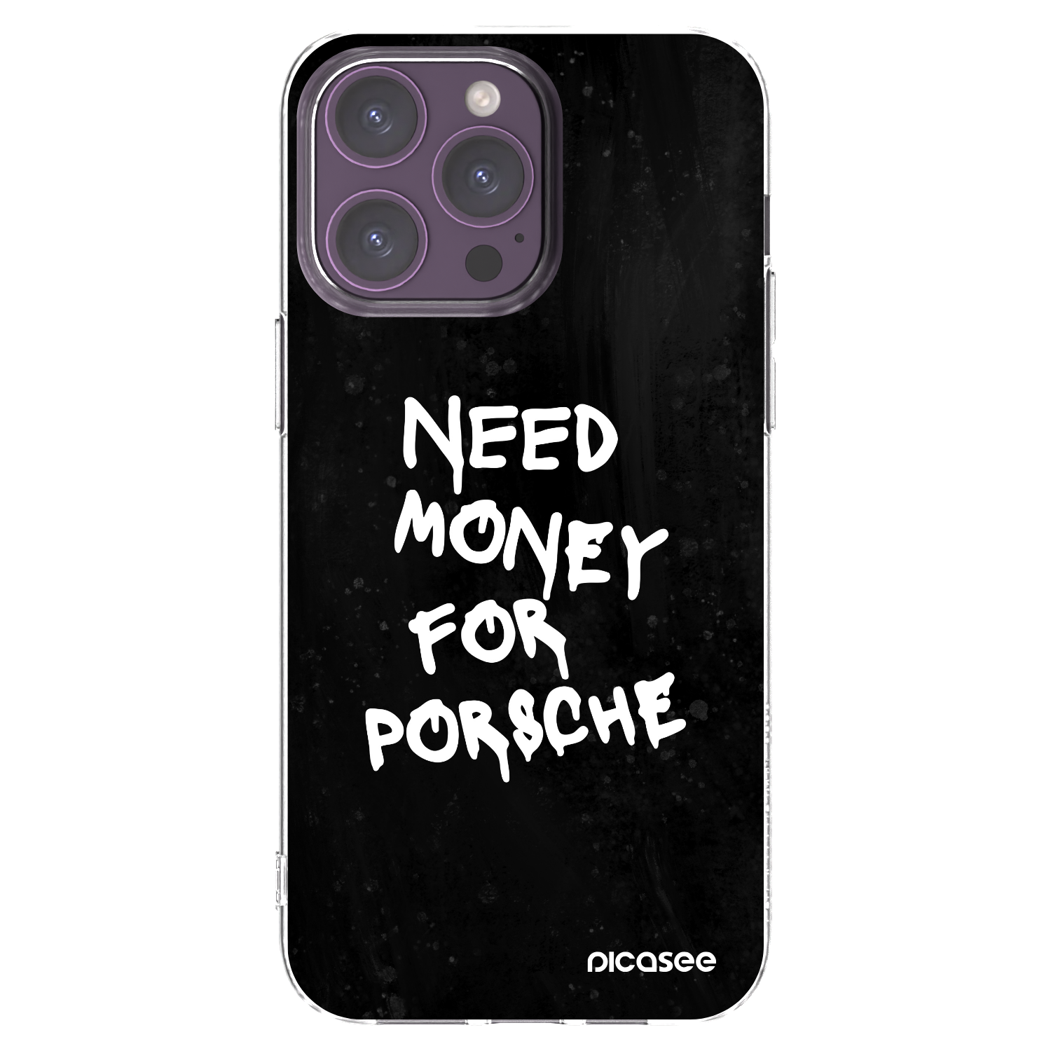Picasee átlátszó szilikon tok az alábbi mobiltelefonokra Apple iPhone 14 Pro Max - Black Dollar