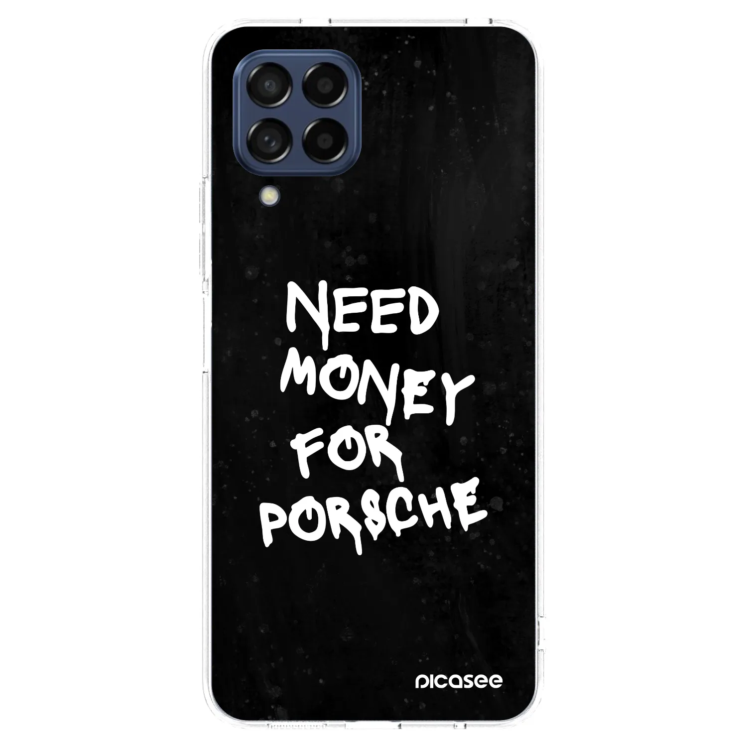 Picasee átlátszó szilikon tok az alábbi mobiltelefonokra Samsung Galaxy M53 5G - Black Dollar