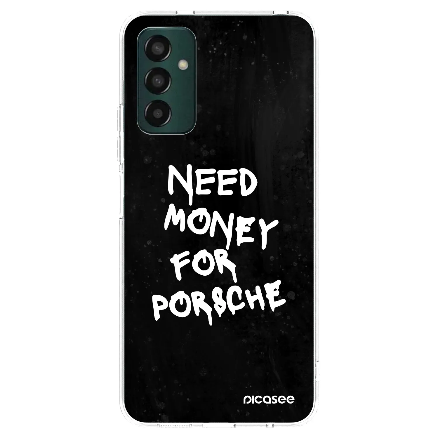 Picasee átlátszó szilikon tok az alábbi mobiltelefonokra Samsung Galaxy M13 M135F - Black Dollar