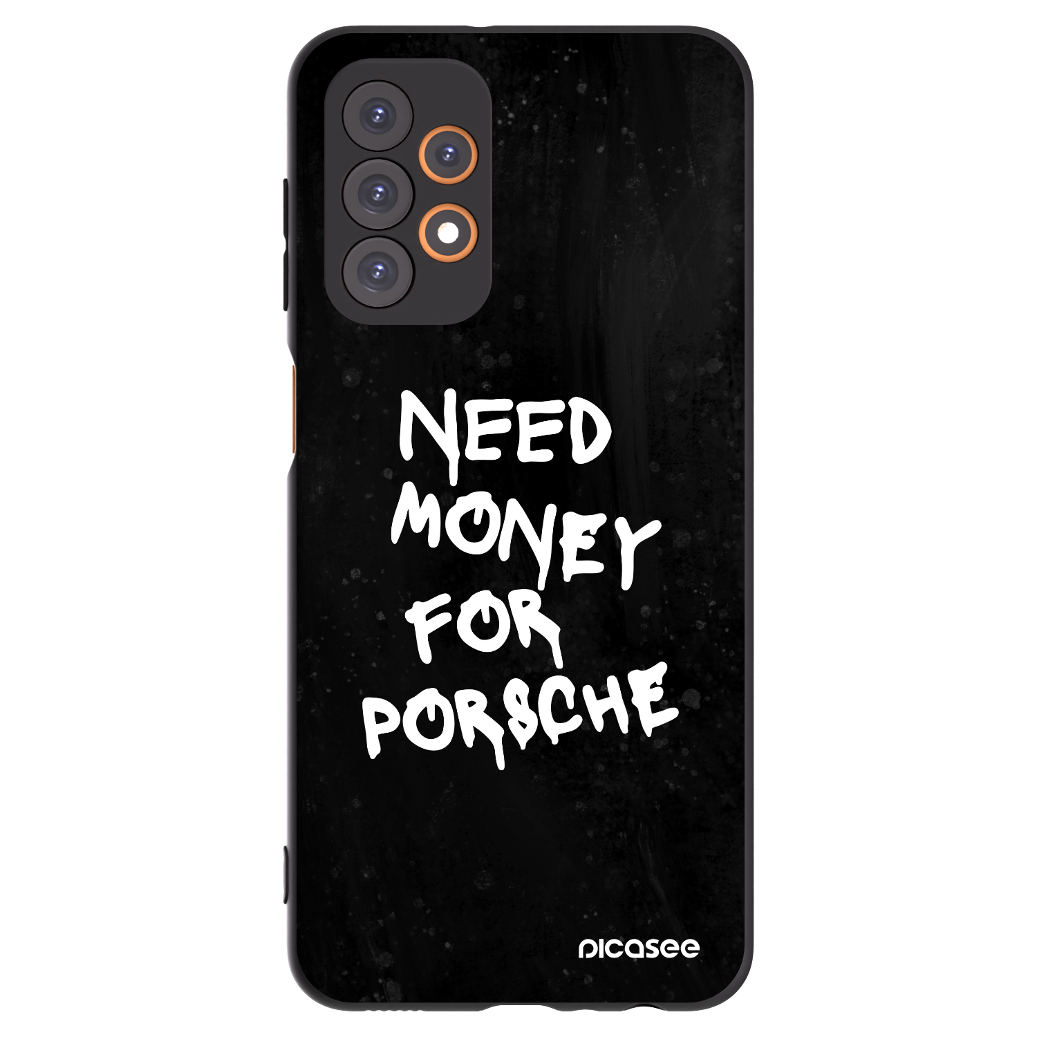 Picasee fekete szilikon tok az alábbi mobiltelefonokra Samsung Galaxy A23 A235F 4G - Black Dollar