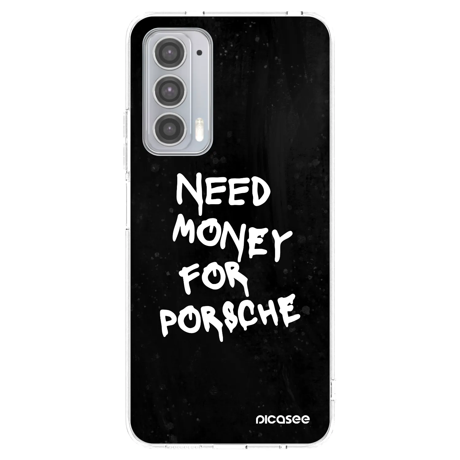 Picasee átlátszó szilikon tok az alábbi mobiltelefonokra Motorola Edge 20 - Black Dollar