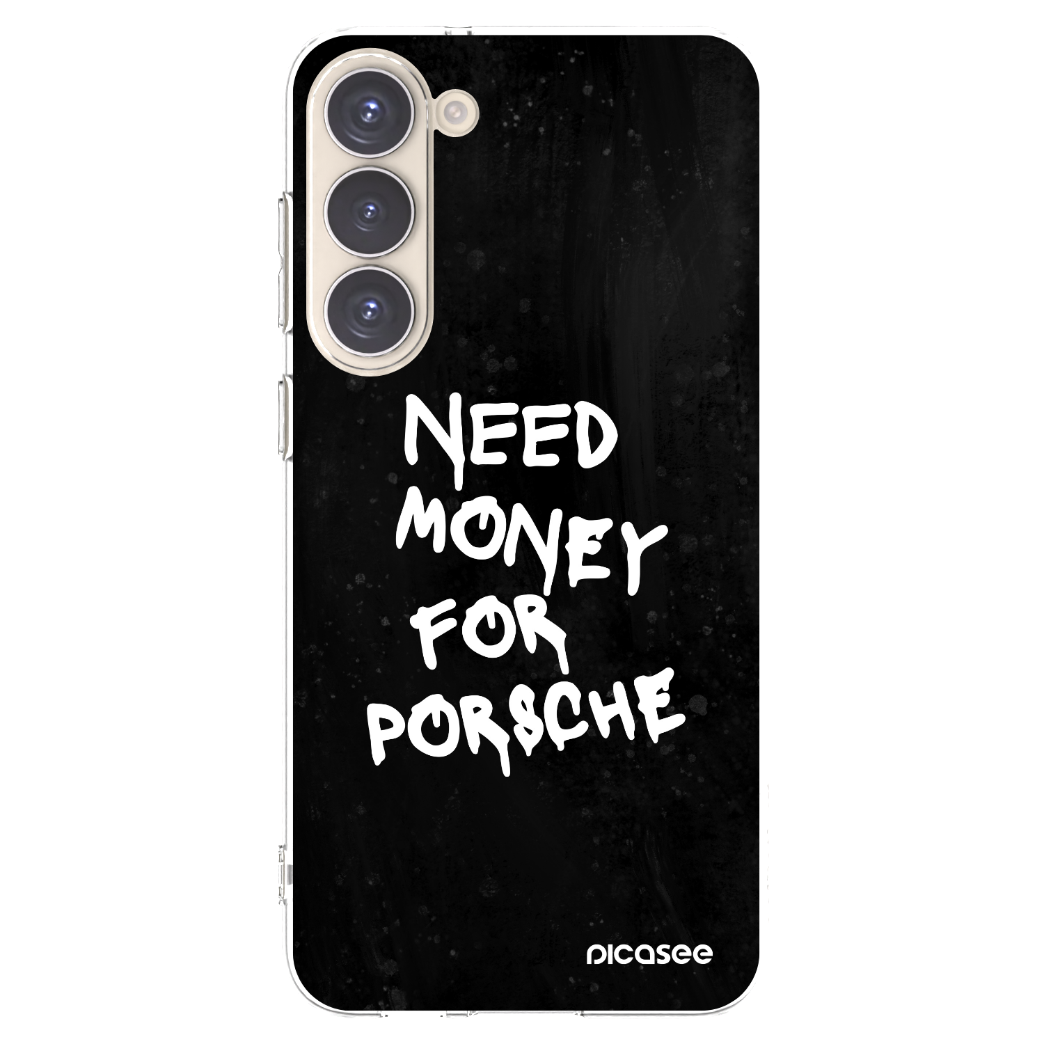 Picasee átlátszó szilikon tok az alábbi mobiltelefonokra Samsung Galaxy S23+ 5G - Black Dollar