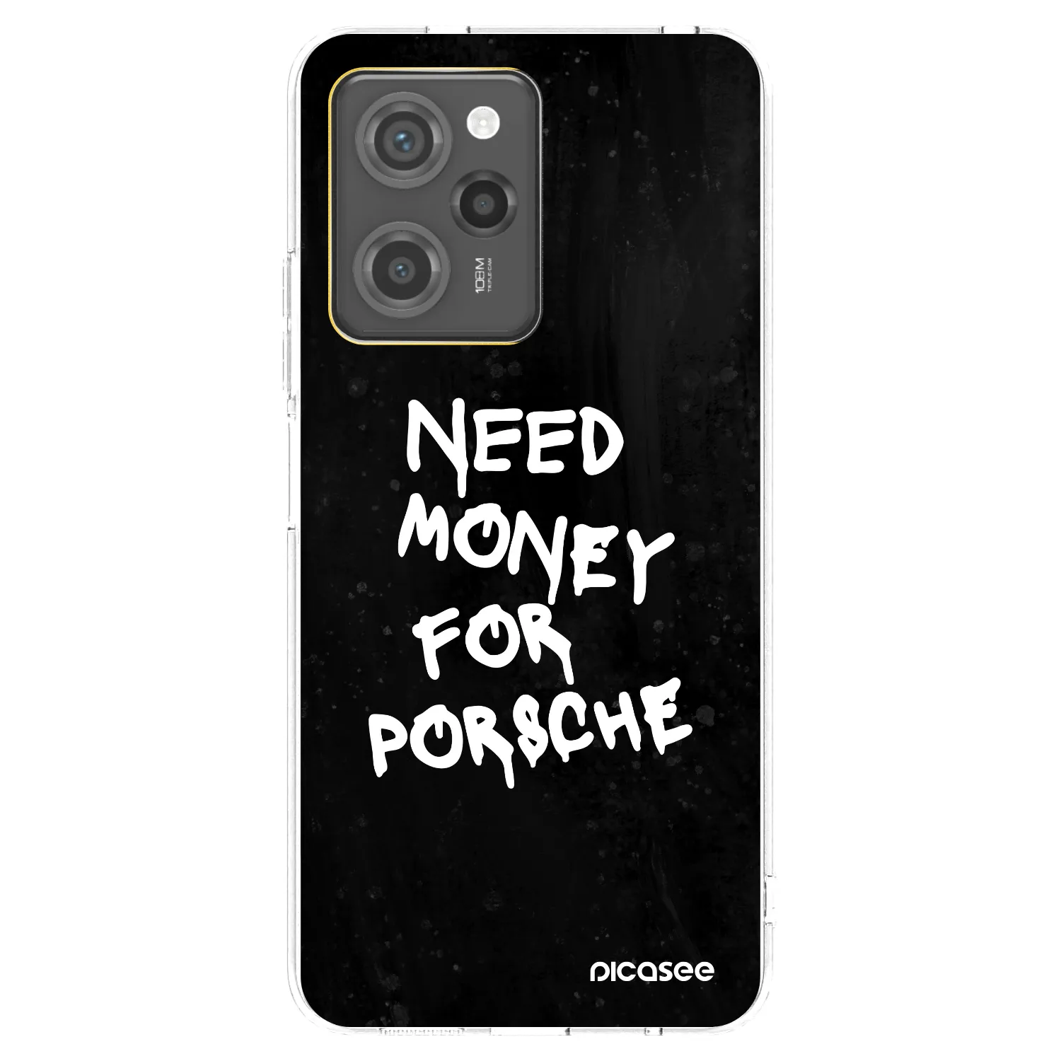 Picasee átlátszó szilikon tok az alábbi mobiltelefonokra Xiaomi Poco X5 Pro - Black Dollar