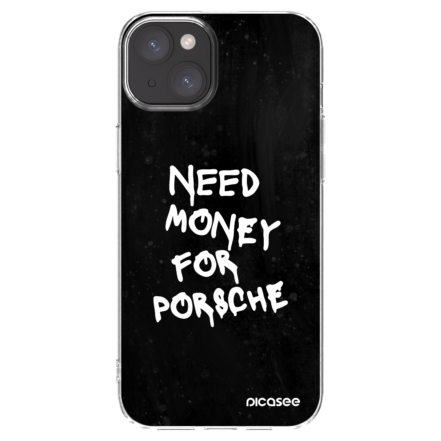 Picasee átlátszó szilikon tok az alábbi mobiltelefonokra Apple iPhone 15 Plus - Black Dollar