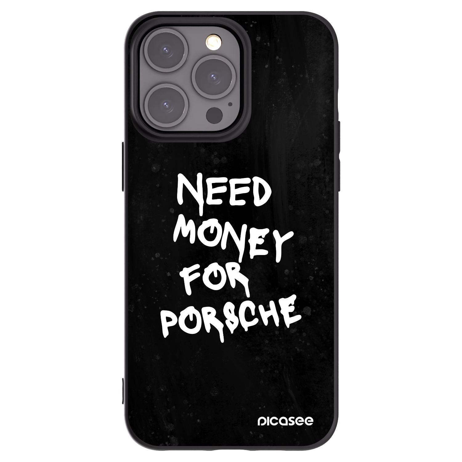 Picasee fekete szilikon tok az alábbi mobiltelefonokra Apple iPhone 15 Pro Max - Black Dollar