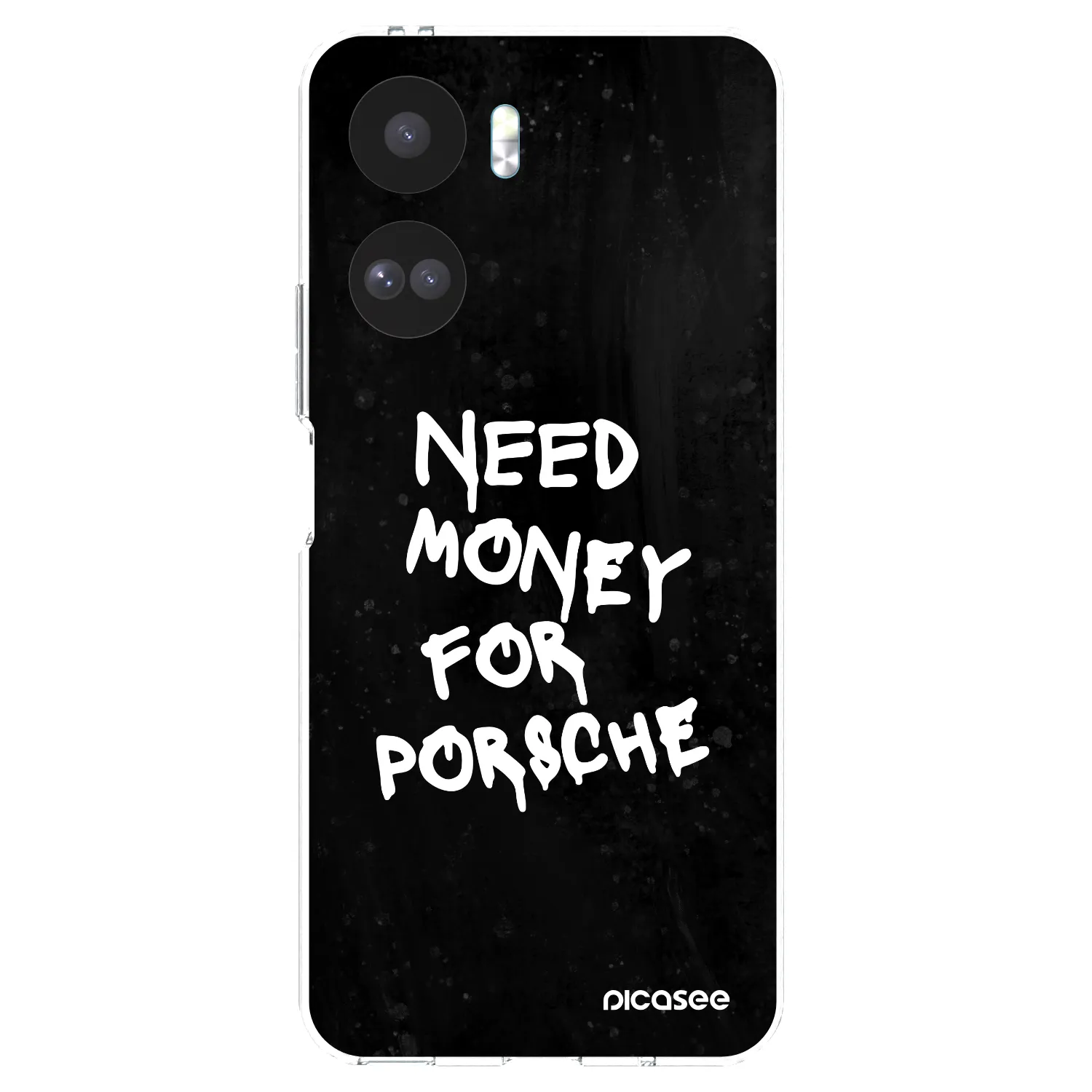 Picasee átlátszó szilikon tok az alábbi mobiltelefonokra Honor 90 Lite 5G - Black Dollar