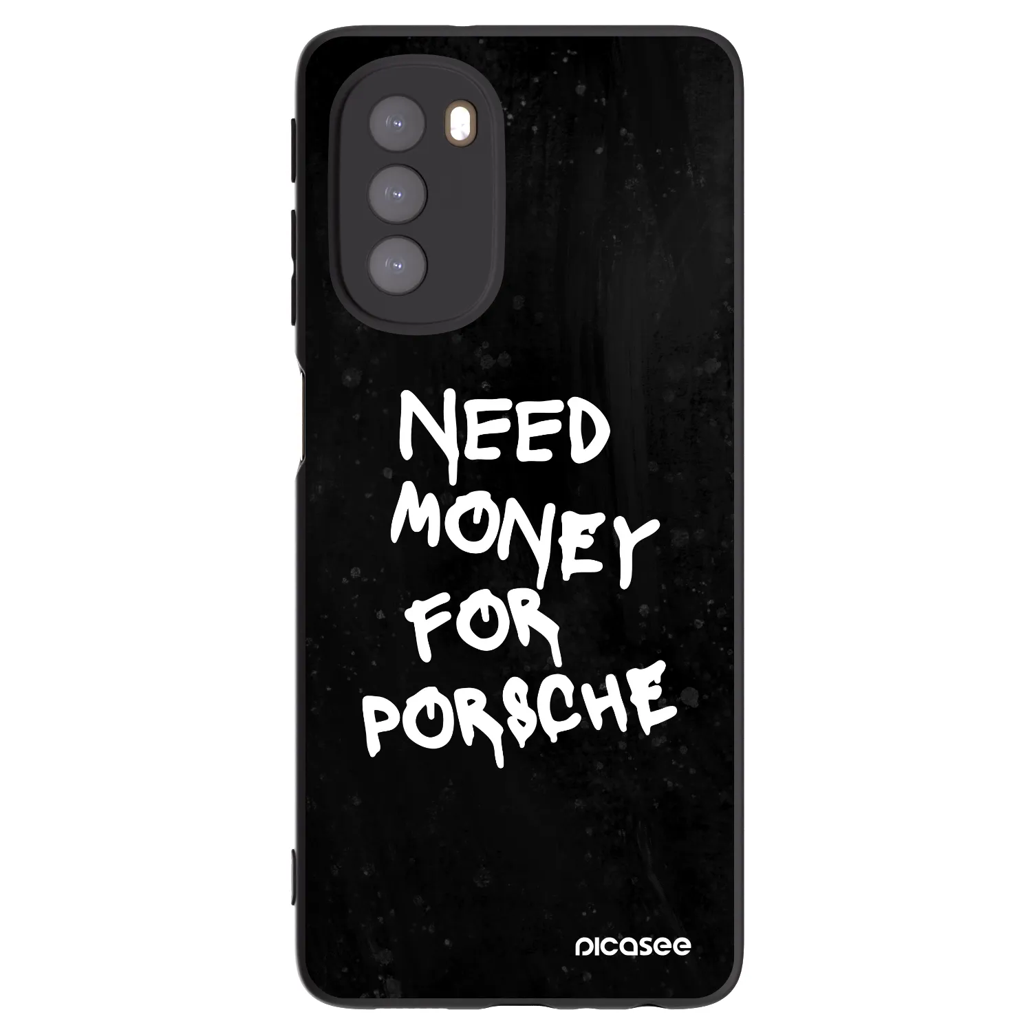 Picasee fekete szilikon tok az alábbi mobiltelefonokra Motorola Moto G51 - Black Dollar
