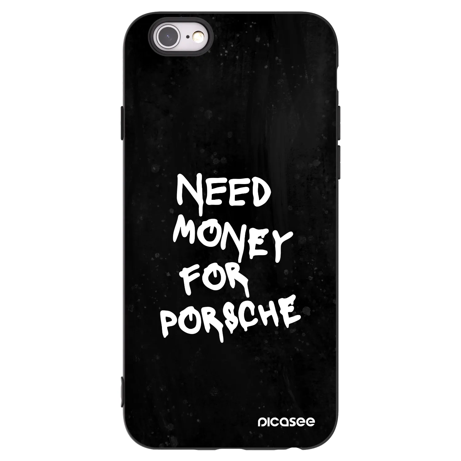 Picasee fekete szilikon tok az alábbi mobiltelefonokra Apple iPhone 6/6S - Black Dollar