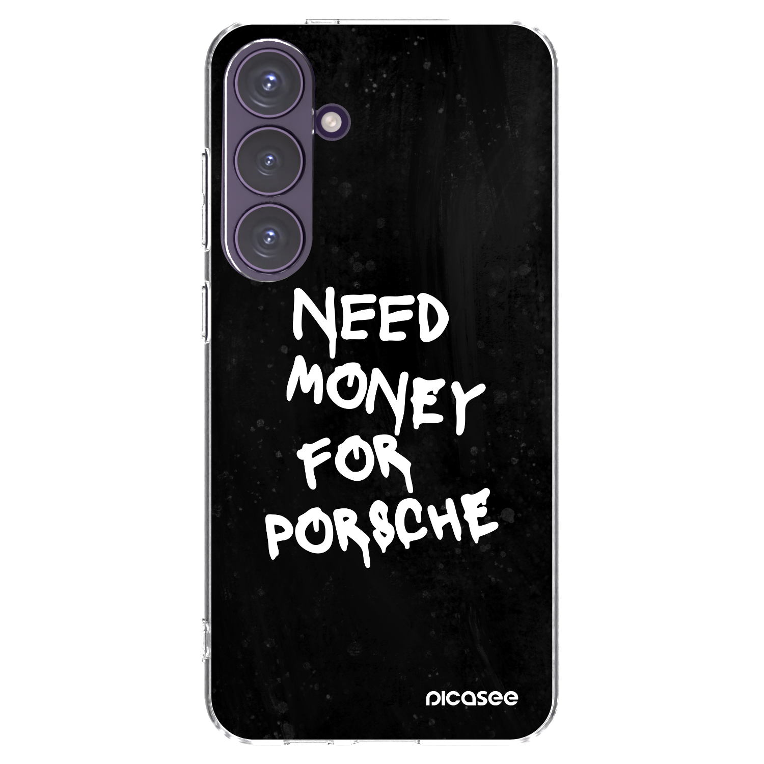 Picasee átlátszó szilikon tok az alábbi mobiltelefonokra Samsung Galaxy S24+ S926B 5G - Black Dollar