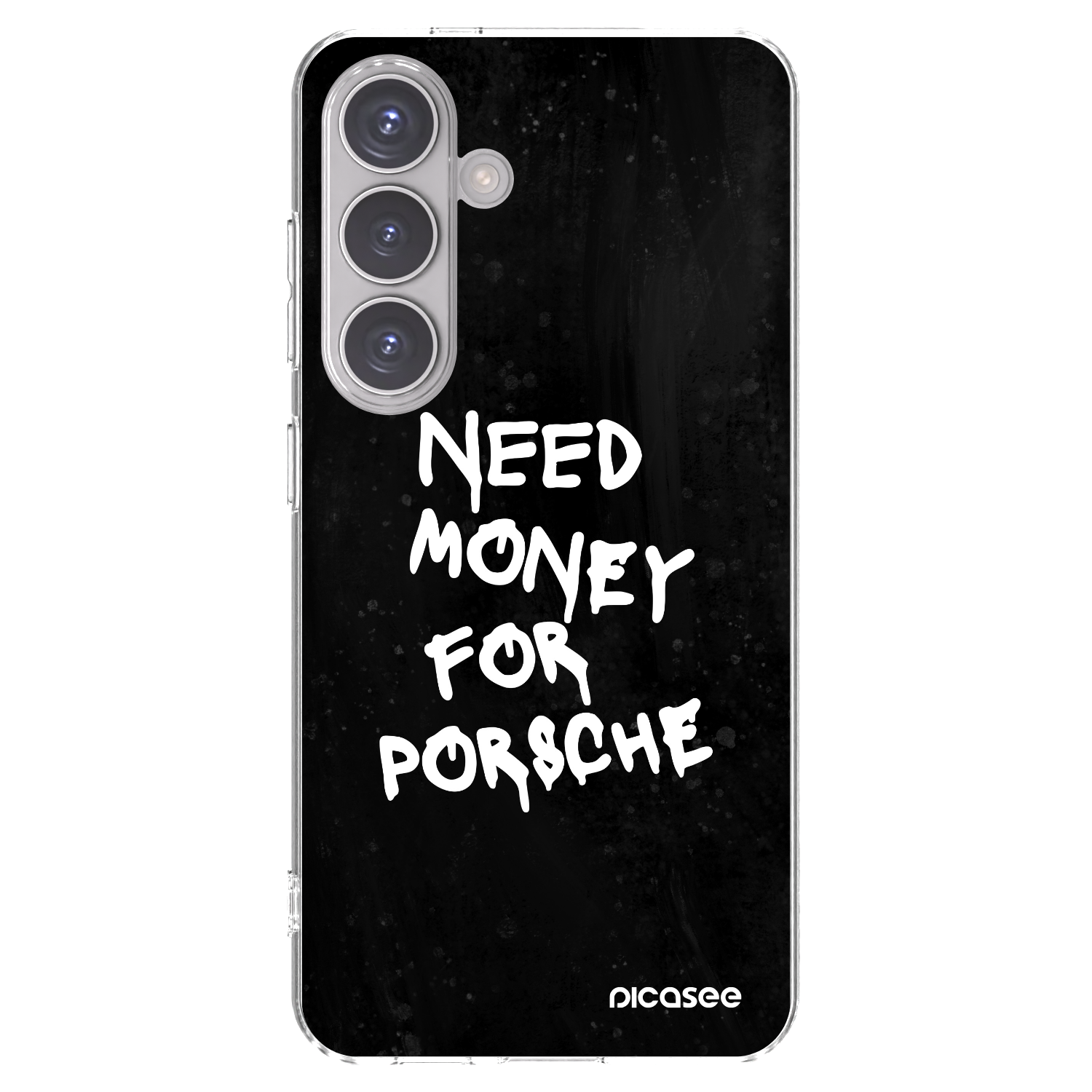 Picasee átlátszó szilikon tok az alábbi mobiltelefonokra Samsung Galaxy S24 S921B 5G - Black Dollar