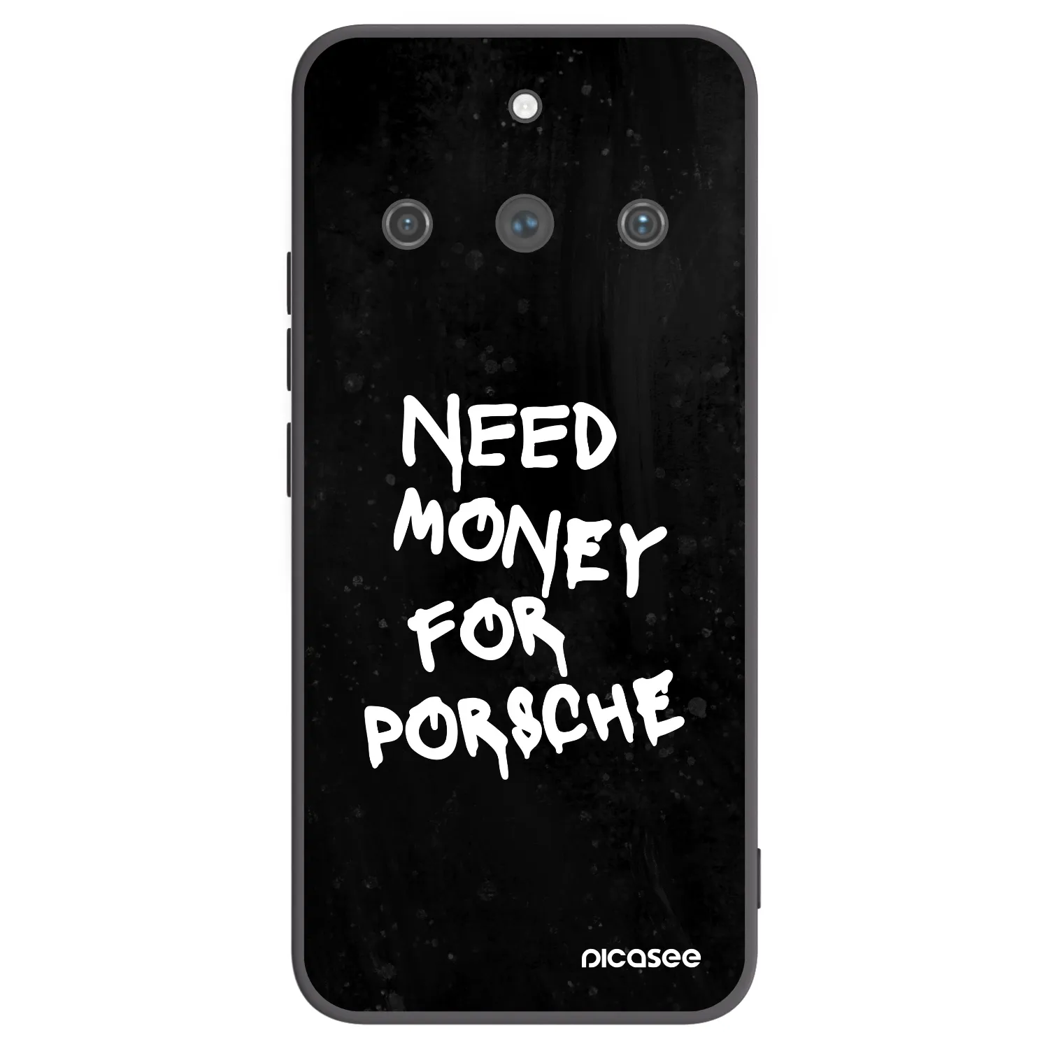 Picasee fekete szilikon tok az alábbi mobiltelefonokra Realme 11 Pro+ - Black Dollar
