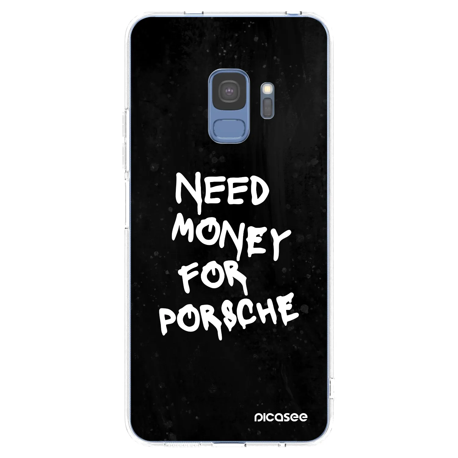 Picasee átlátszó szilikon tok az alábbi mobiltelefonokra Samsung Galaxy S9 G960F - Black Dollar