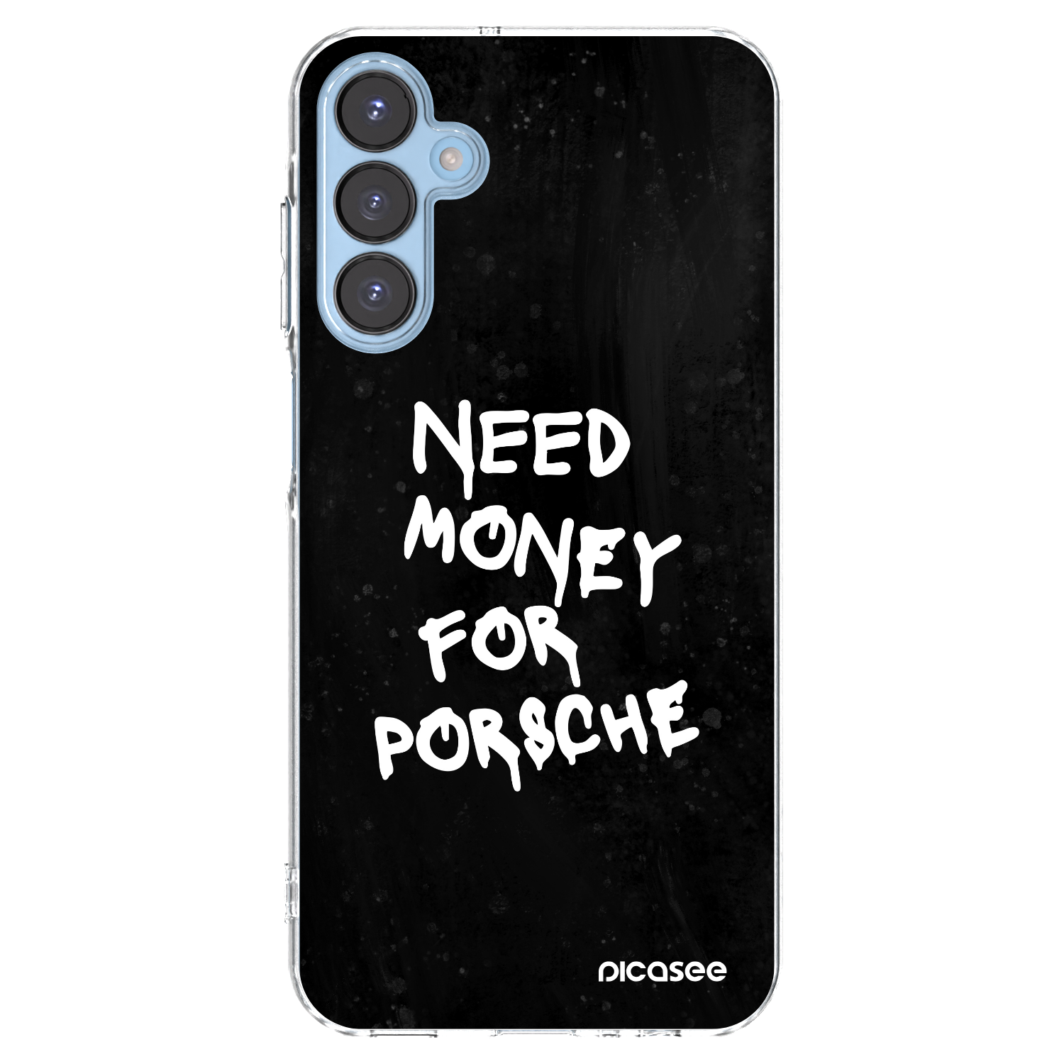 Picasee átlátszó szilikon tok az alábbi mobiltelefonokra Samsung Galaxy A15 A156B 5G - Black Dollar