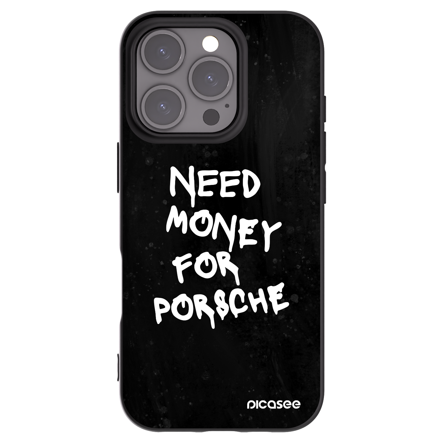 Picasee fekete szilikon tok az alábbi mobiltelefonokra Apple iPhone 16 Pro - Black Dollar
