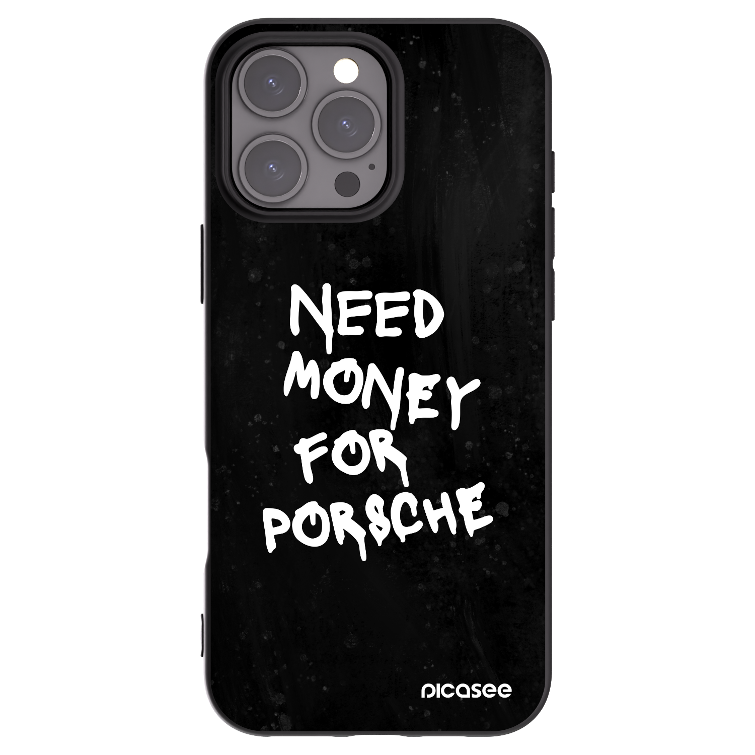 Picasee fekete szilikon tok az alábbi mobiltelefonokra Apple iPhone 16 Pro Max - Black Dollar