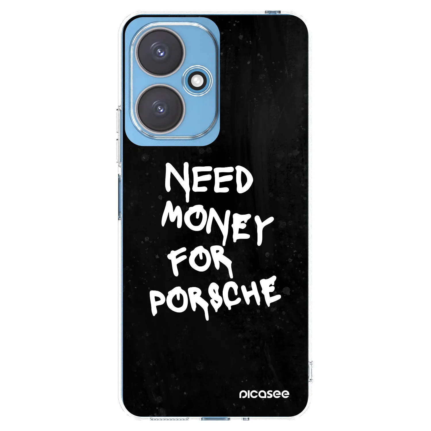 Picasee átlátszó szilikon tok az alábbi mobiltelefonokra Xiaomi Redmi 13C 5G - Black Dollar