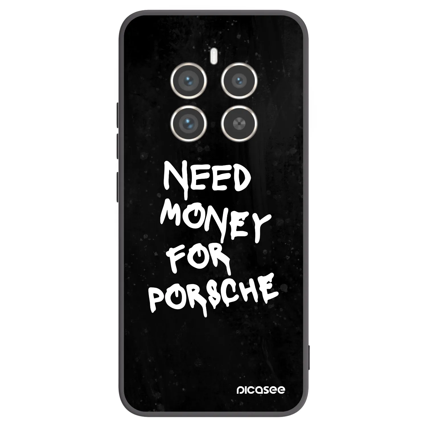 Picasee fekete szilikon tok az alábbi mobiltelefonokra Realme 12 Pro 5G - Black Dollar
