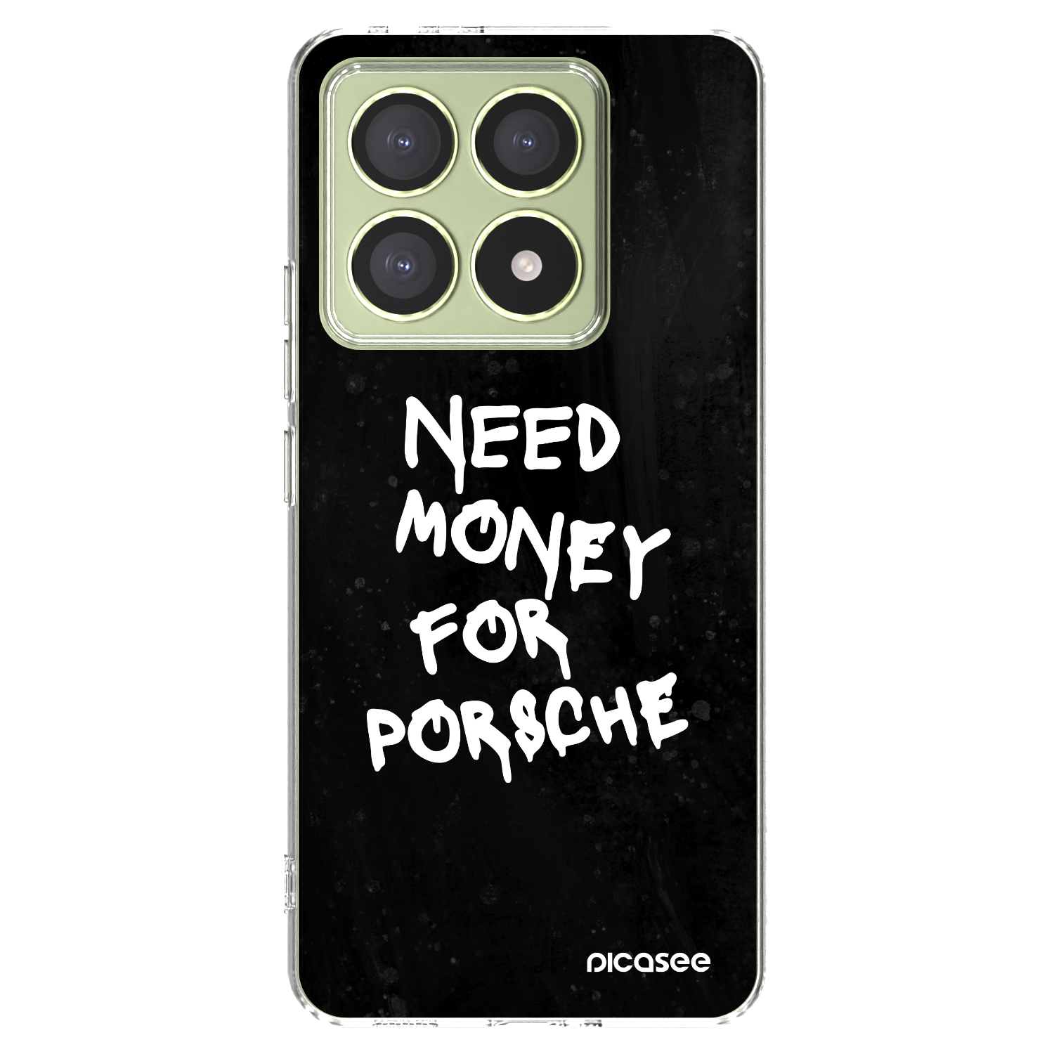 Picasee átlátszó szilikon tok az alábbi mobiltelefonokra Xiaomi 14T - Black Dollar