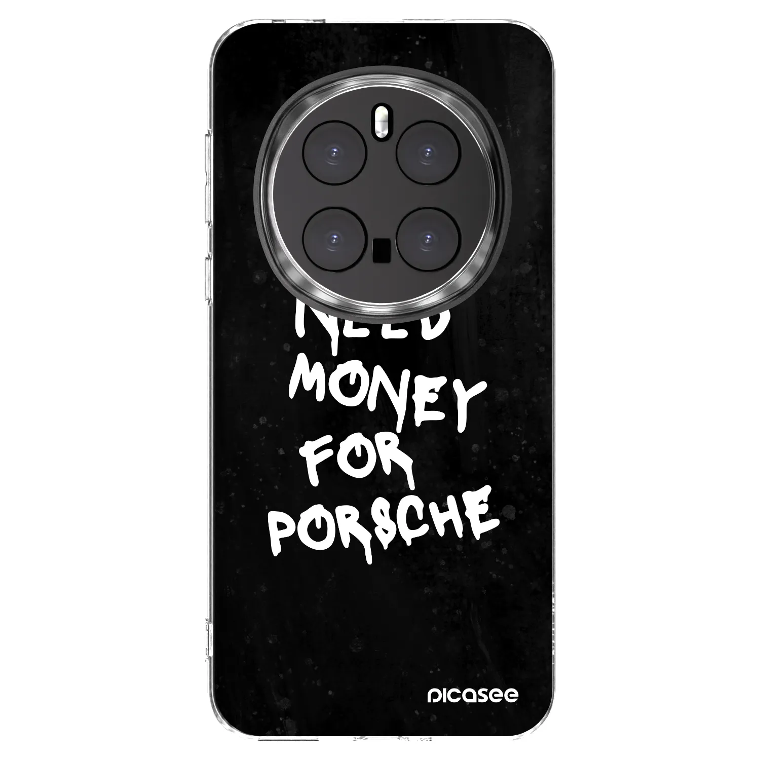 Picasee átlátszó szilikon tok az alábbi mobiltelefonokra Honor Magic7 Pro 5G - Black Dollar