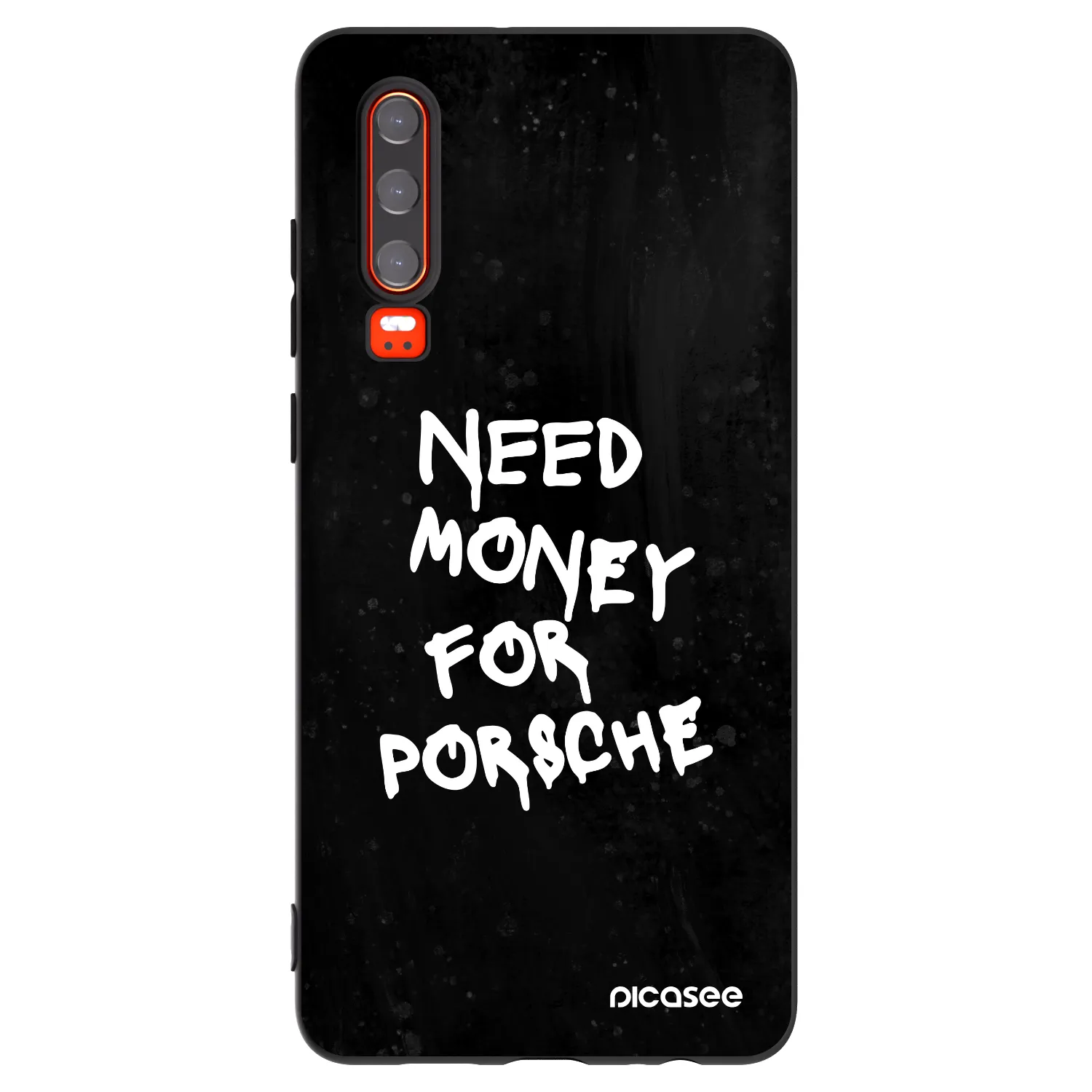 Picasee fekete szilikon tok az alábbi mobiltelefonokra Huawei P30 - Black Dollar
