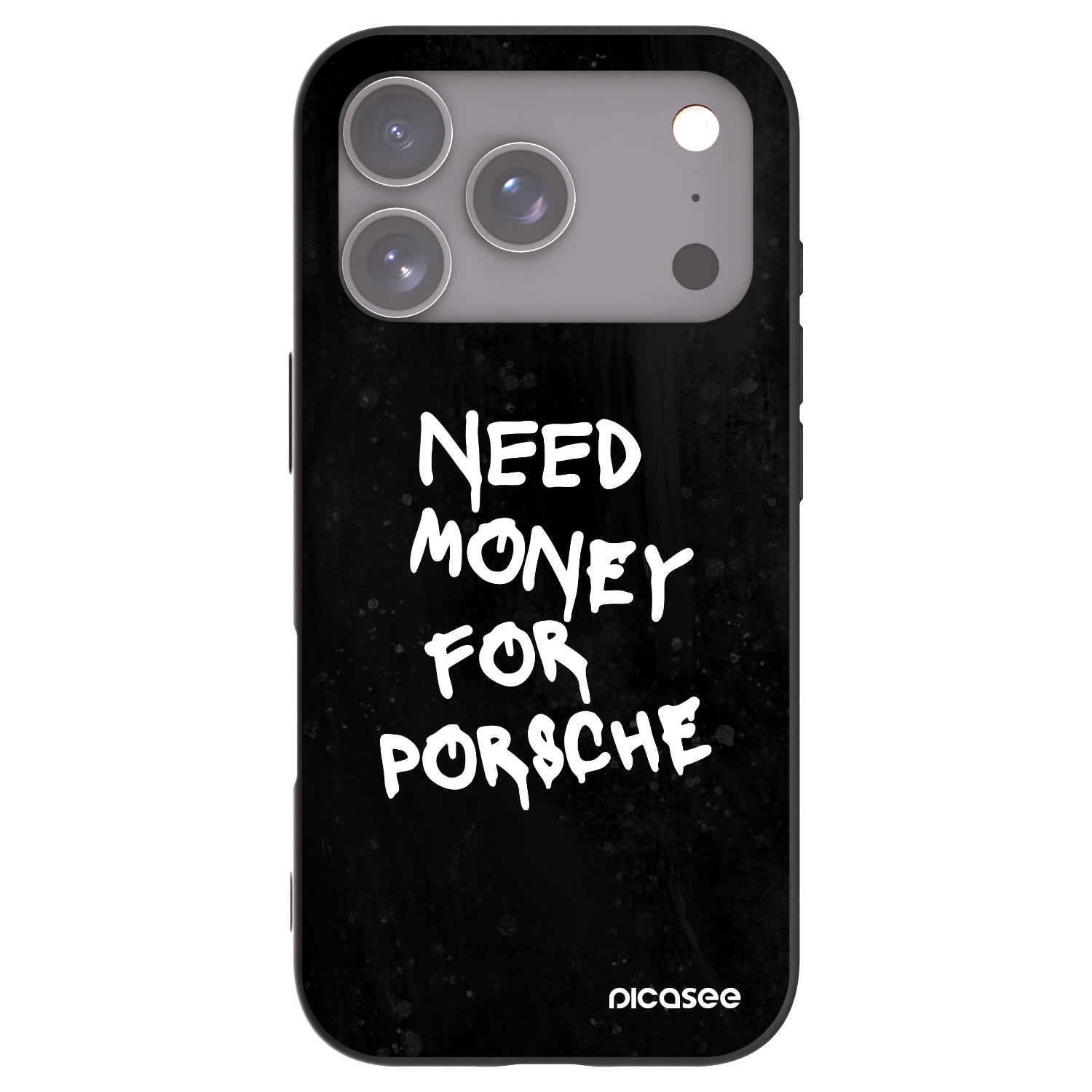Picasee fekete szilikon tok az alábbi mobiltelefonokra Apple iPhone 17 Pro - Black Dollar
