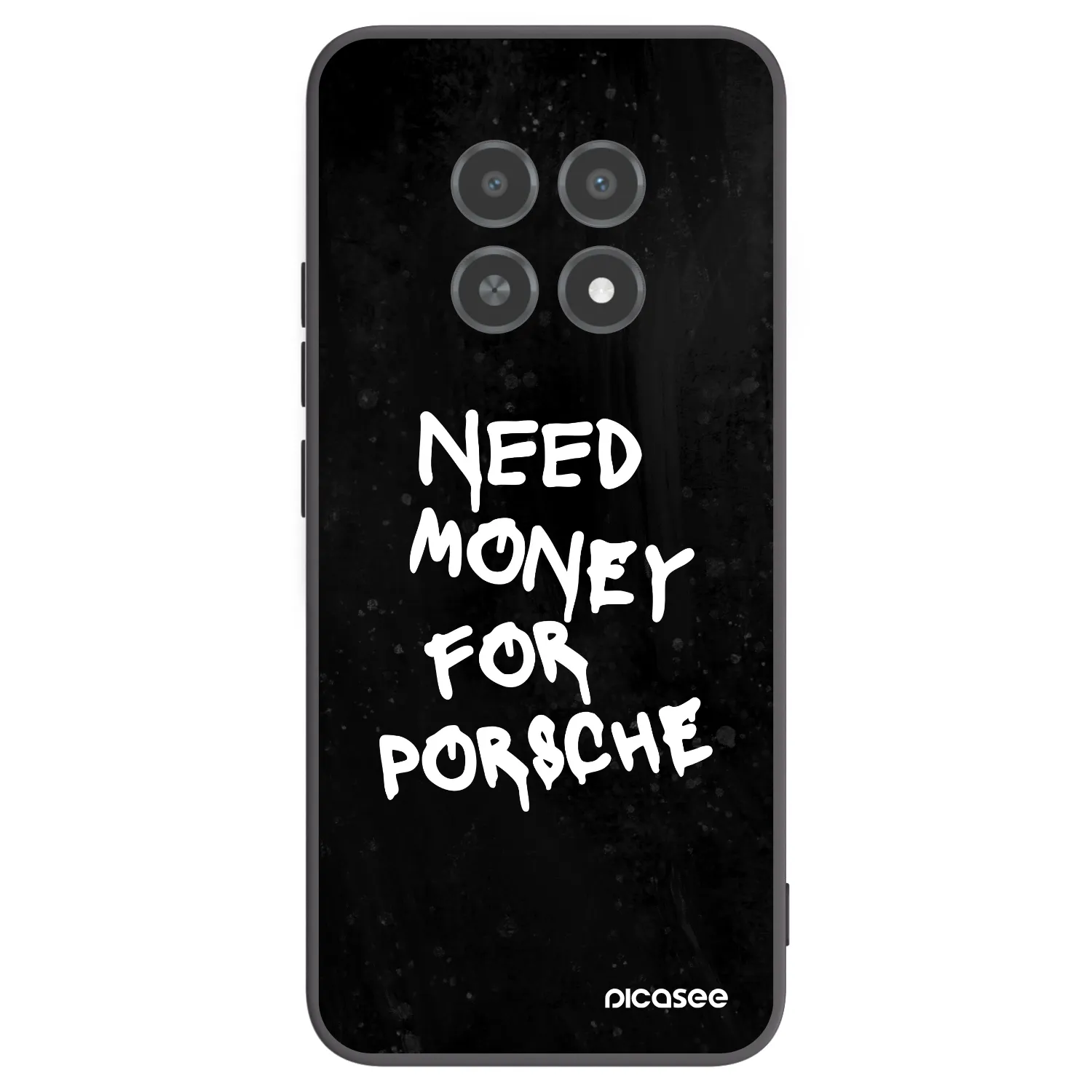 Picasee fekete szilikon tok az alábbi mobiltelefonokra Realme 12X - Black Dollar