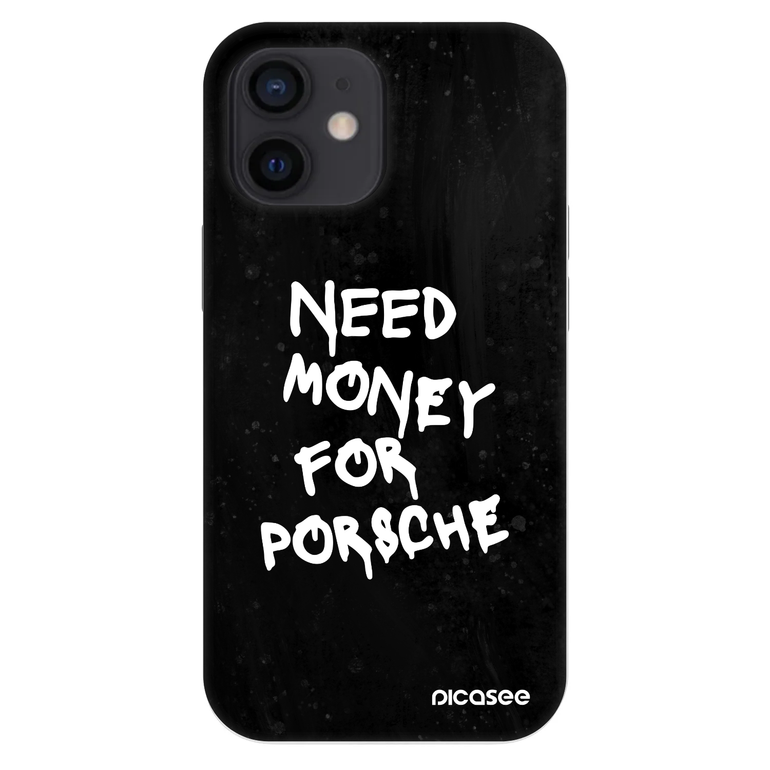Picasee Fashion Case Apple iPhone 12 mini - Black Dollar