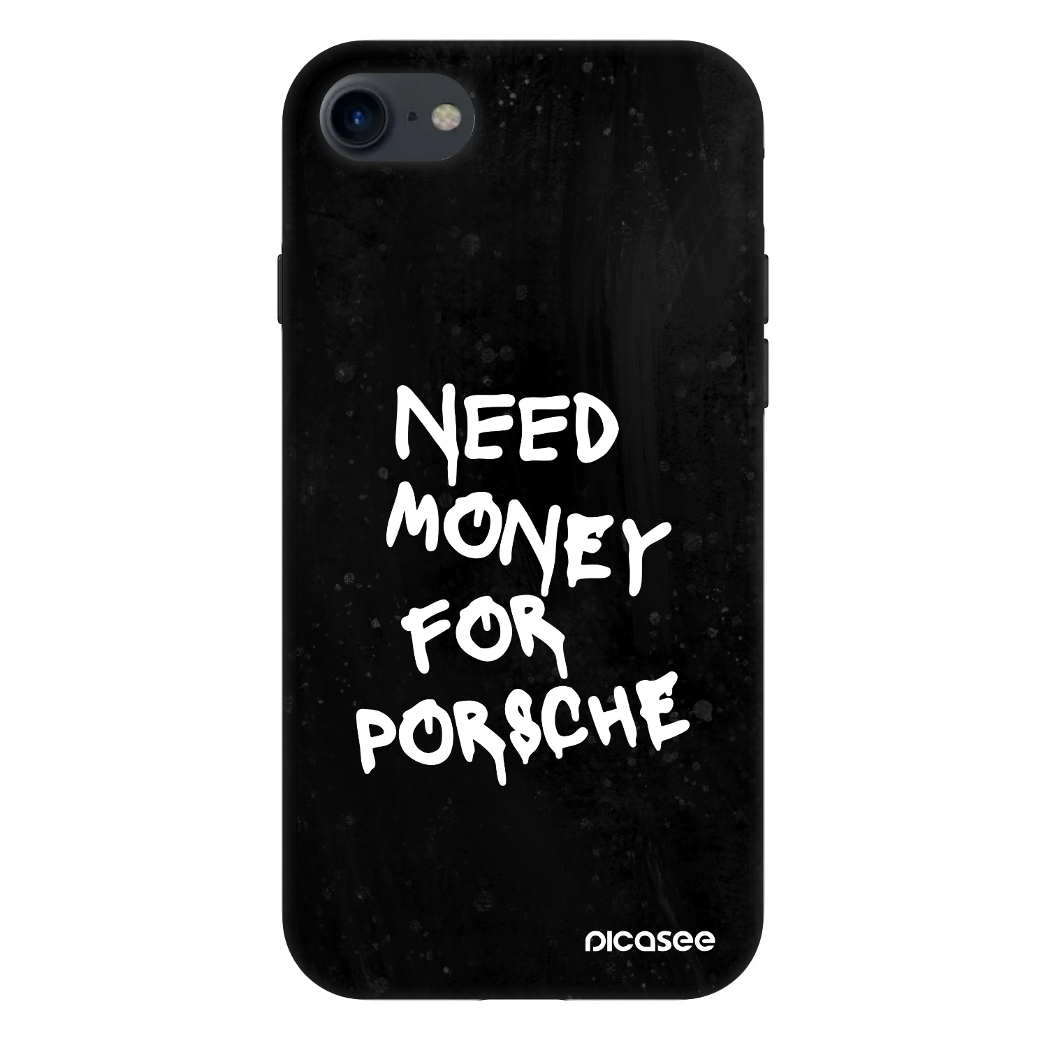 Picasee Fashion Case Apple iPhone SE 2020 - Black Dollar