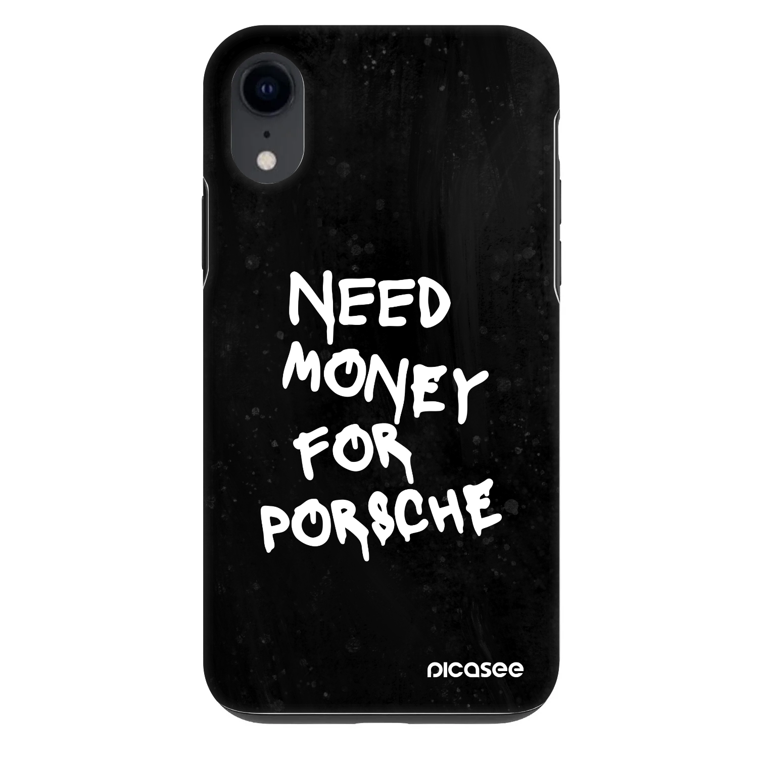Picasee Fashion Case Apple iPhone XR - Black Dollar