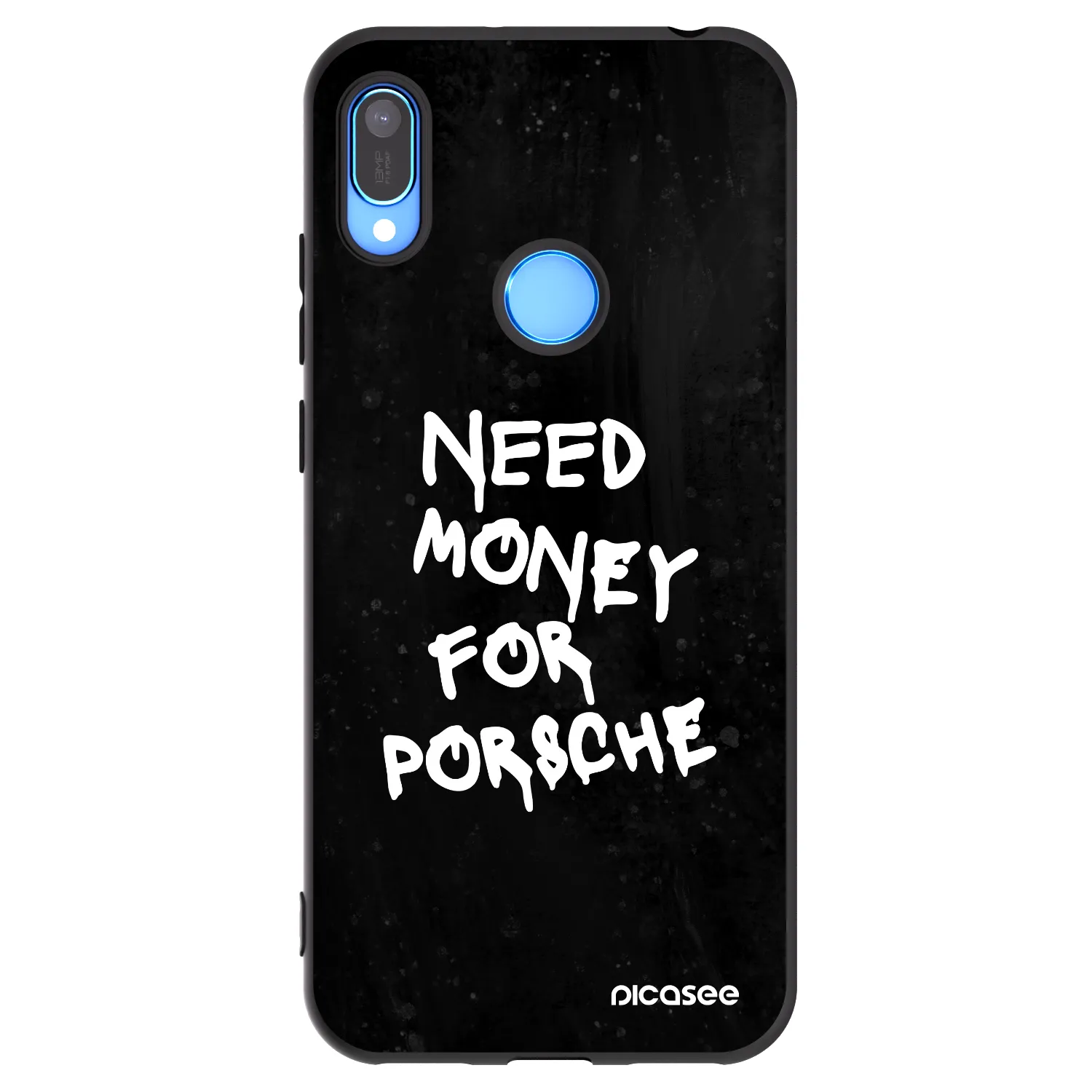 Picasee fekete szilikon tok az alábbi mobiltelefonokra Huawei Y6 2019 - Black Dollar