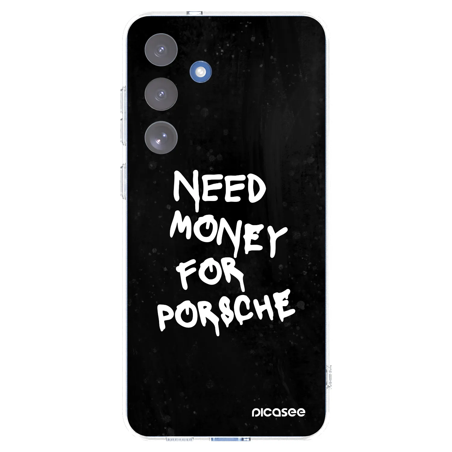 Picasee átlátszó szilikon tok az alábbi mobiltelefonokra Samsung Galaxy S25 FE 5G - Black Dollar