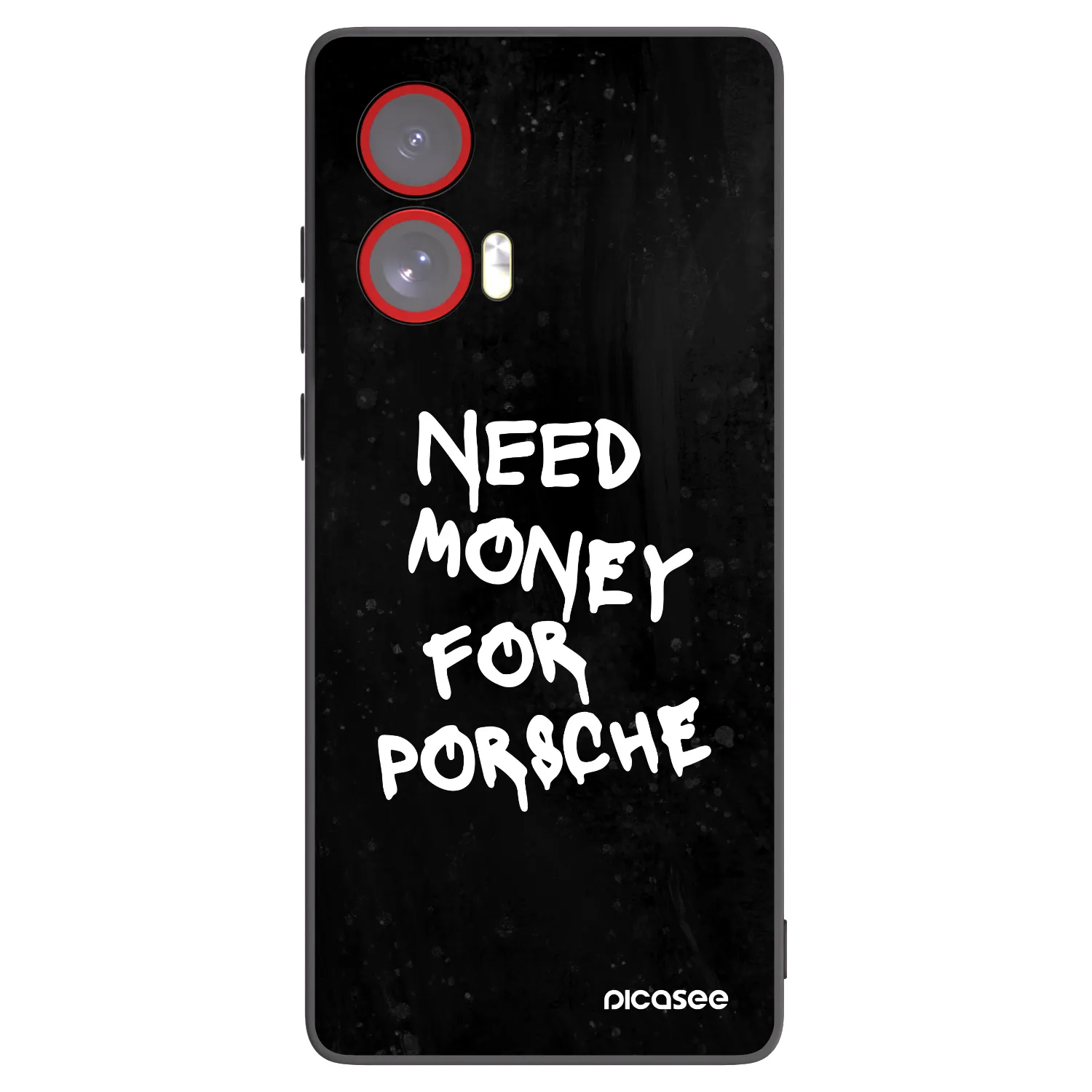 Picasee fekete szilikon tok az alábbi mobiltelefonokra Motorola Edge 50 Fusion - Black Dollar