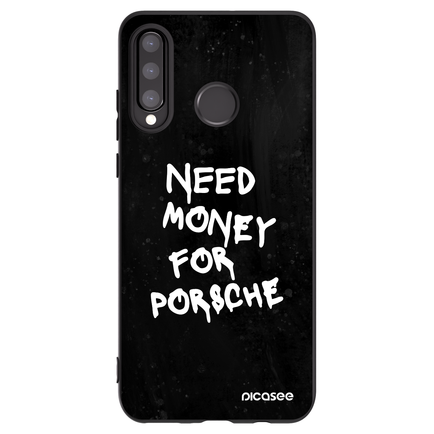Picasee fekete szilikon tok az alábbi mobiltelefonokra Huawei P30 Lite - Black Dollar