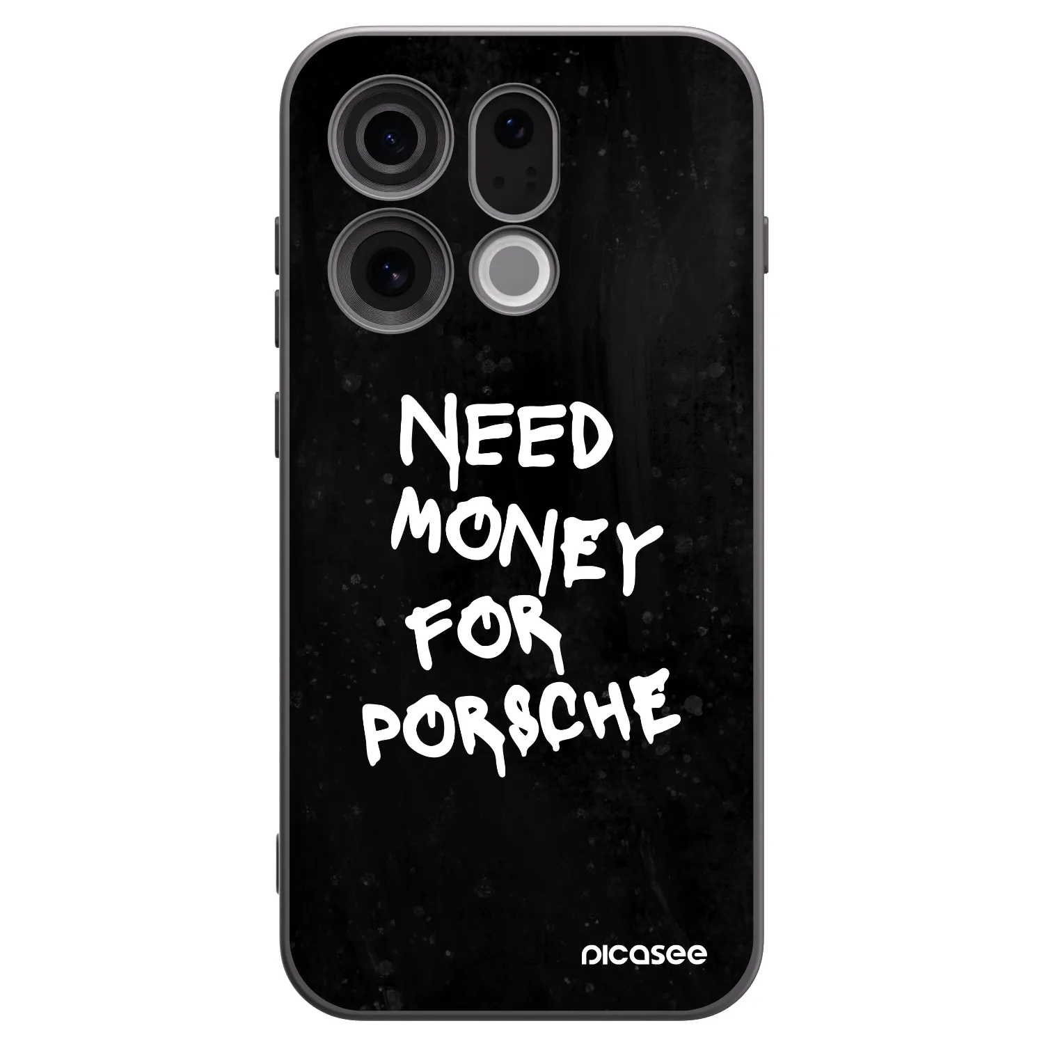 Picasee fekete szilikon tok az alábbi mobiltelefonokra OPPO Find X9 - Black Dollar