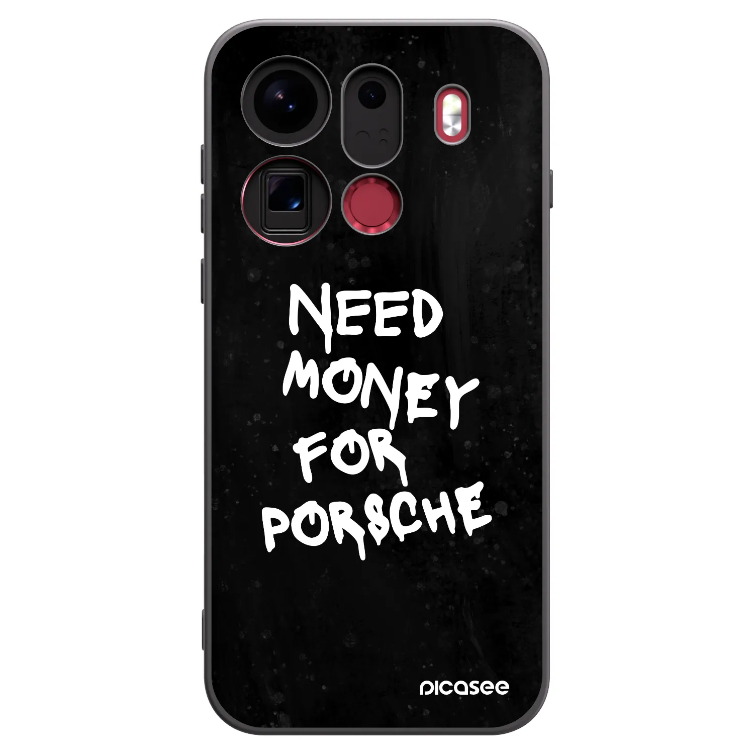 Picasee fekete szilikon tok az alábbi mobiltelefonokra OPPO Find X9 Pro - Black Dollar