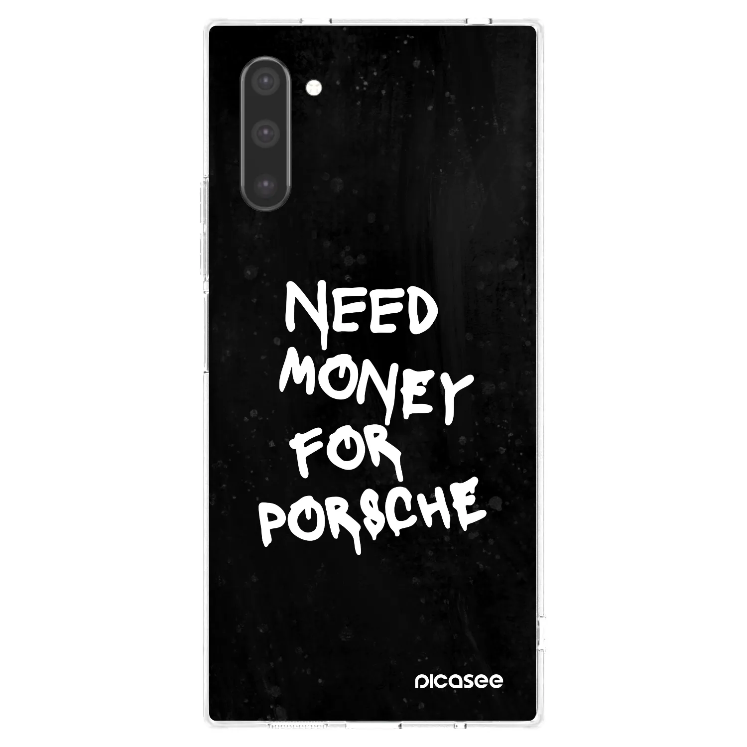Picasee átlátszó szilikon tok az alábbi mobiltelefonokra Samsung Galaxy Note 10 N970F - Black Dollar