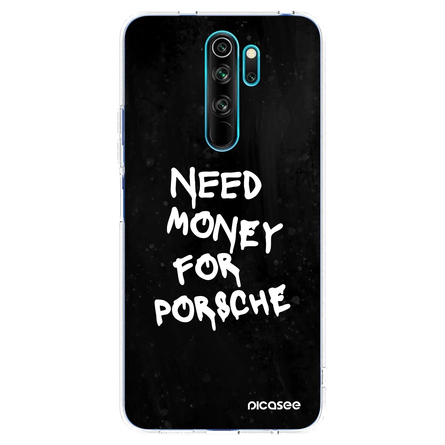 Picasee átlátszó szilikon tok az alábbi mobiltelefonokra Xiaomi Redmi Note 8 Pro - Black Dollar