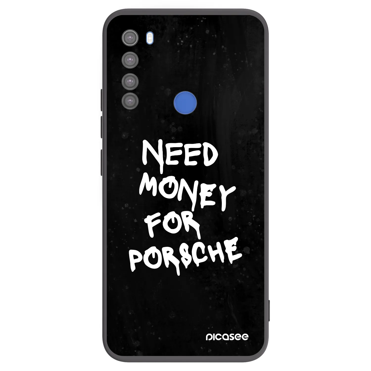 Picasee fekete szilikon tok az alábbi mobiltelefonokra Xiaomi Redmi Note 8T - Black Dollar