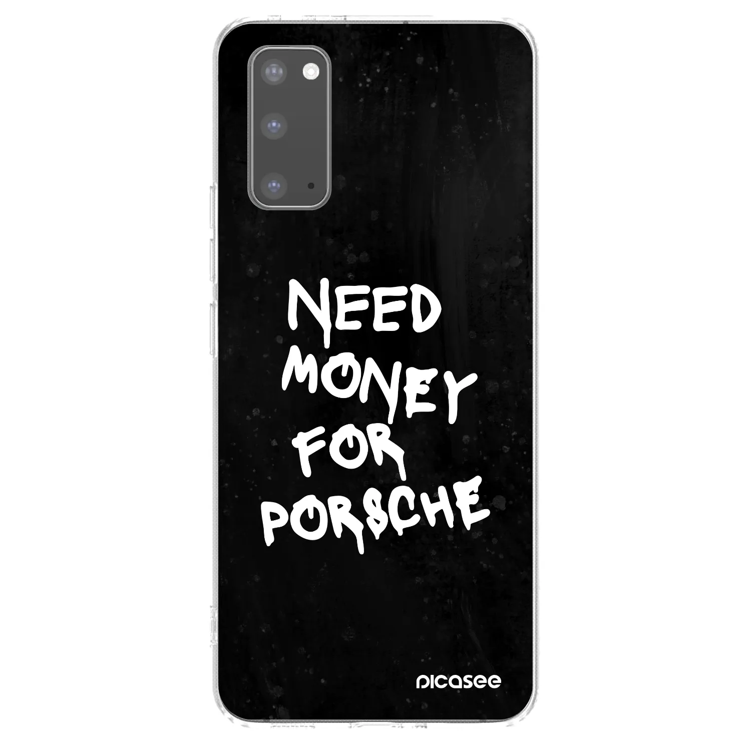Picasee átlátszó szilikon tok az alábbi mobiltelefonokra Samsung Galaxy S20 G980F - Black Dollar