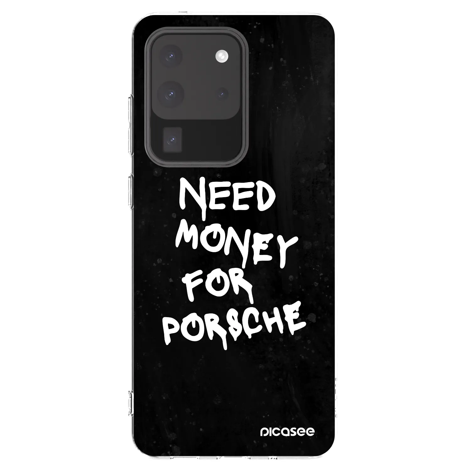 Picasee átlátszó szilikon tok az alábbi mobiltelefonokra Samsung Galaxy S20 Ultra 5G G988F - Black Dollar